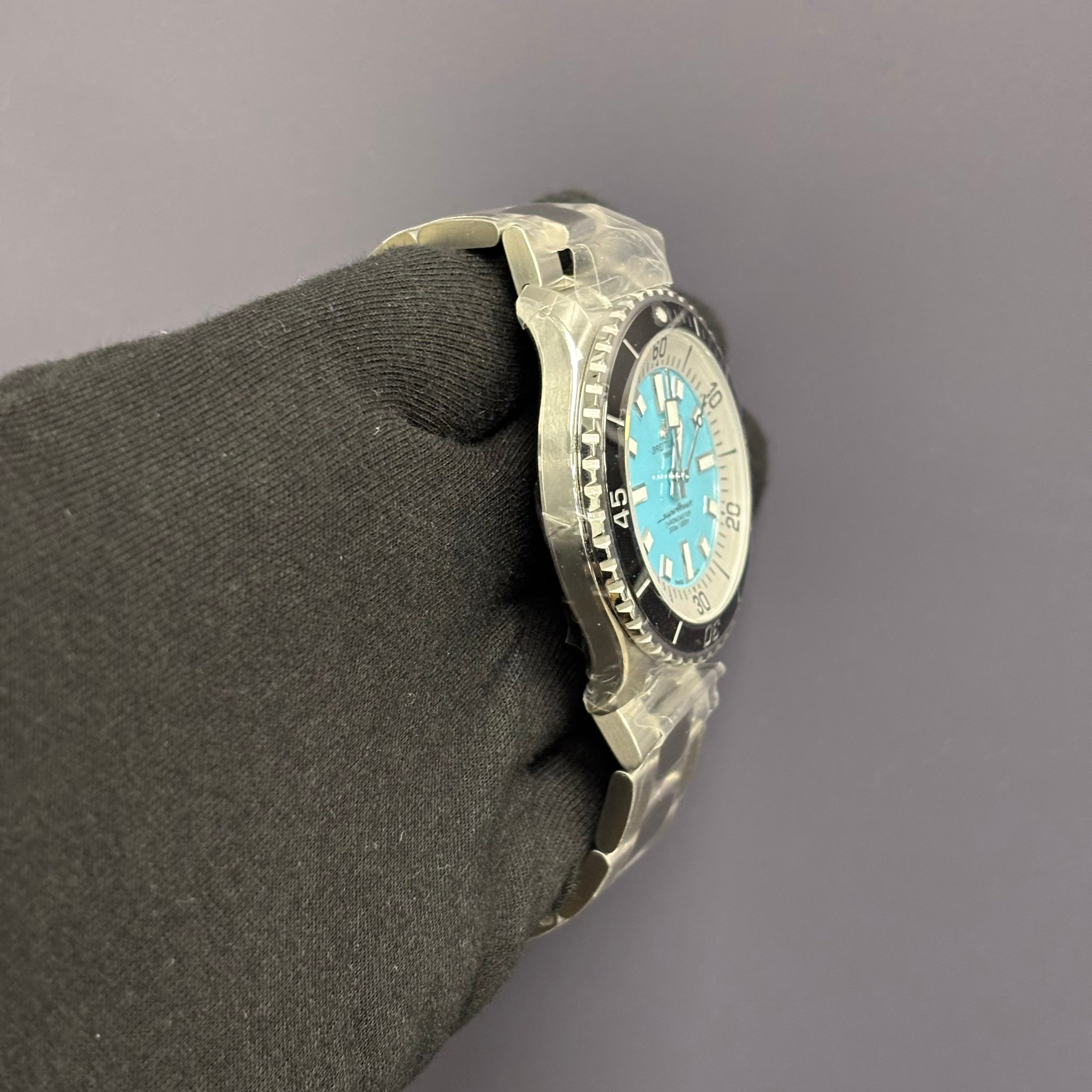 Breitling Superocean 44mm Black Dial Watch Ref# A17376 - Happy Jewelers Fine Jewelry Lifetime Warranty