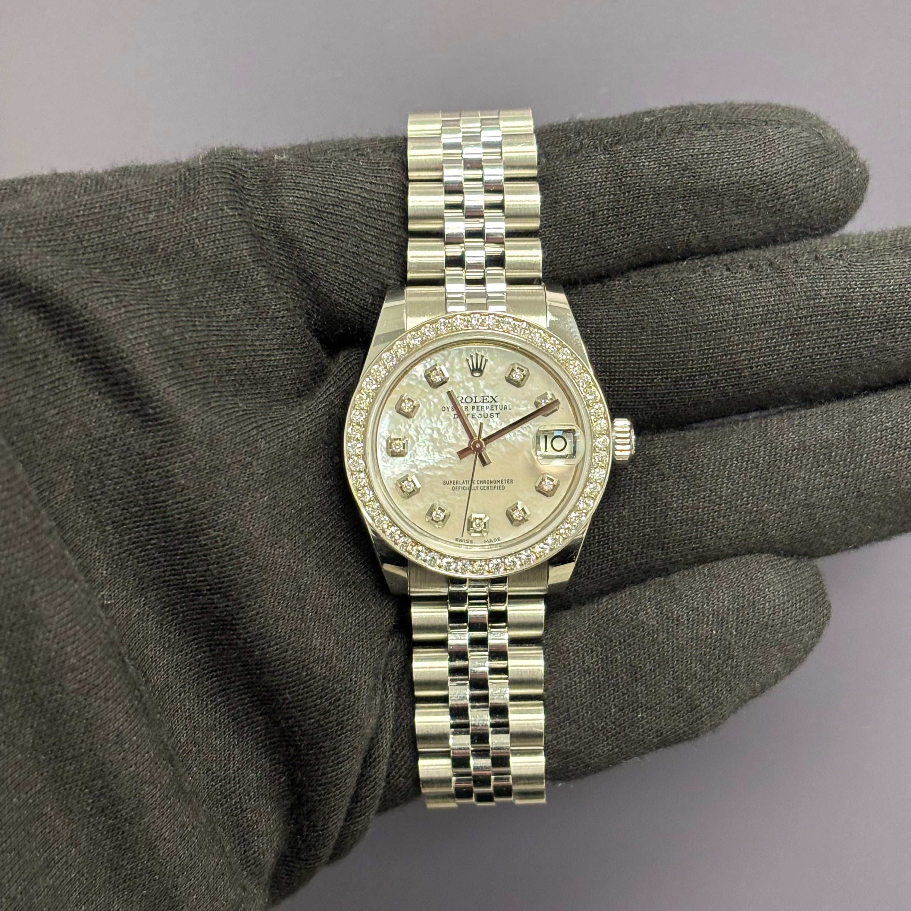 Rolex Datejust 31mm MOP Dial Watch Ref# 178240 - Happy Jewelers Fine Jewelry Lifetime Warranty