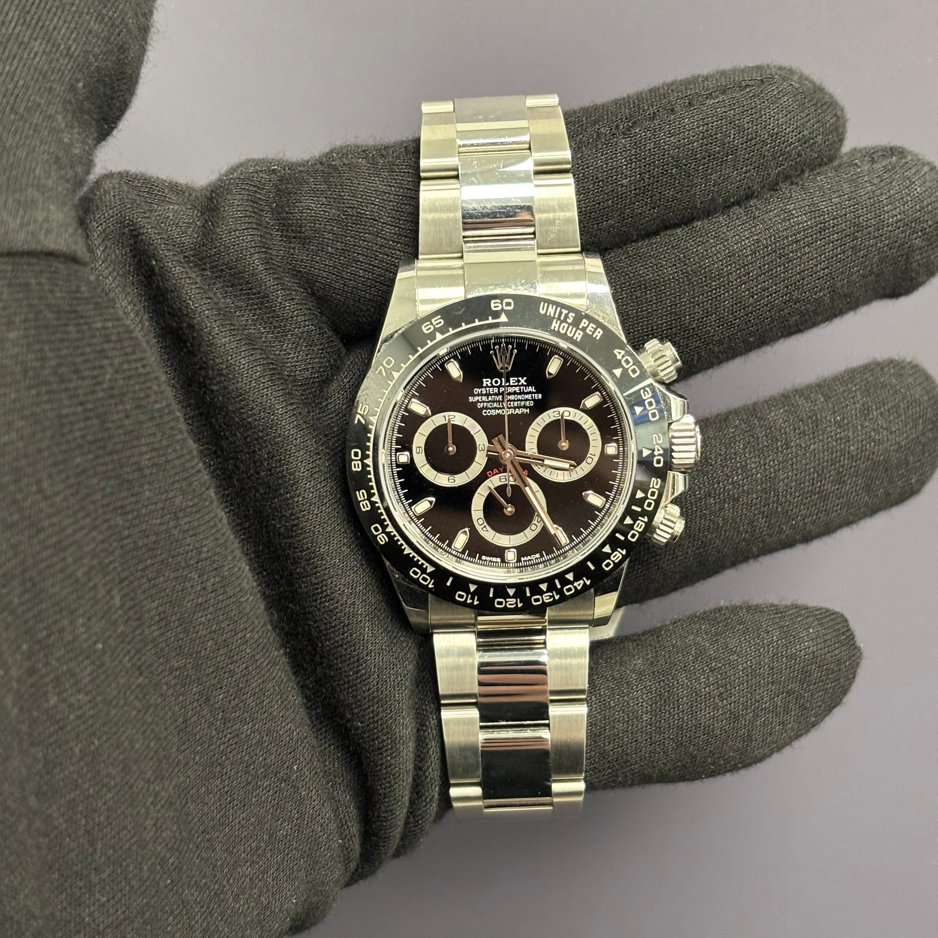 Rolex Daytona 40mm Black Dial Watch Ref# 116500LN - Happy Jewelers Fine Jewelry Lifetime Warranty
