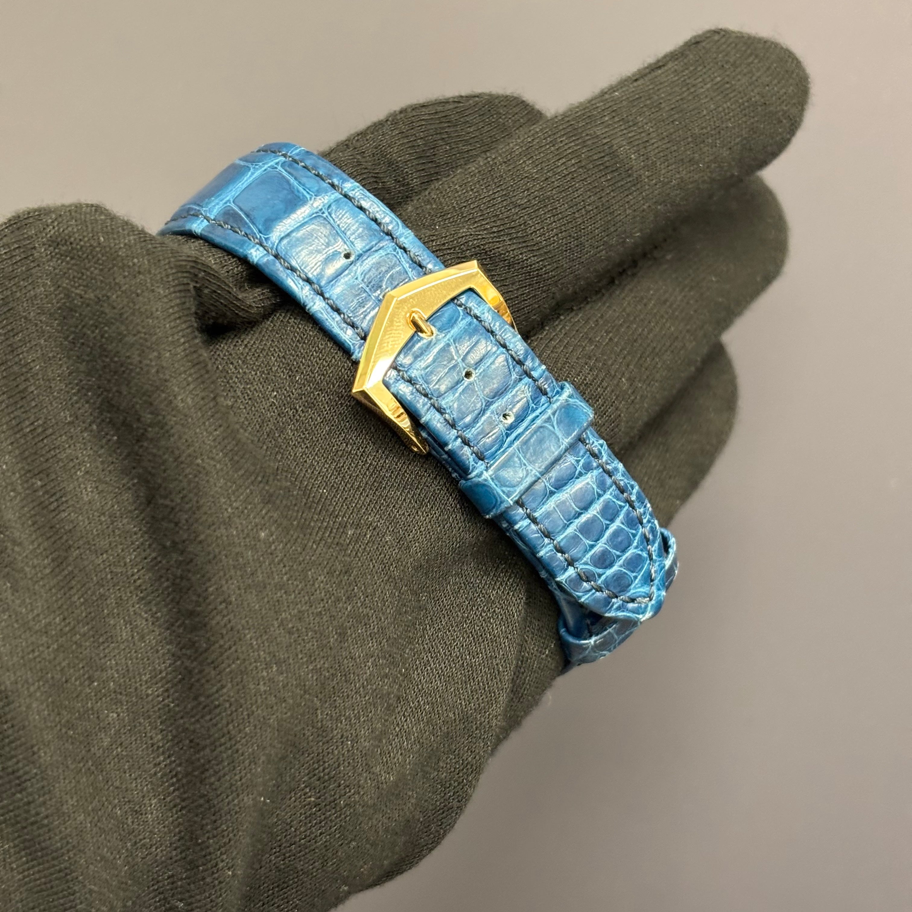 Patek Philippe Annual Calendar Tiffany & Co. 42mm Blue Dial Watch Ref# 5905R-010 - Happy Jewelers Fine Jewelry Lifetime Warranty