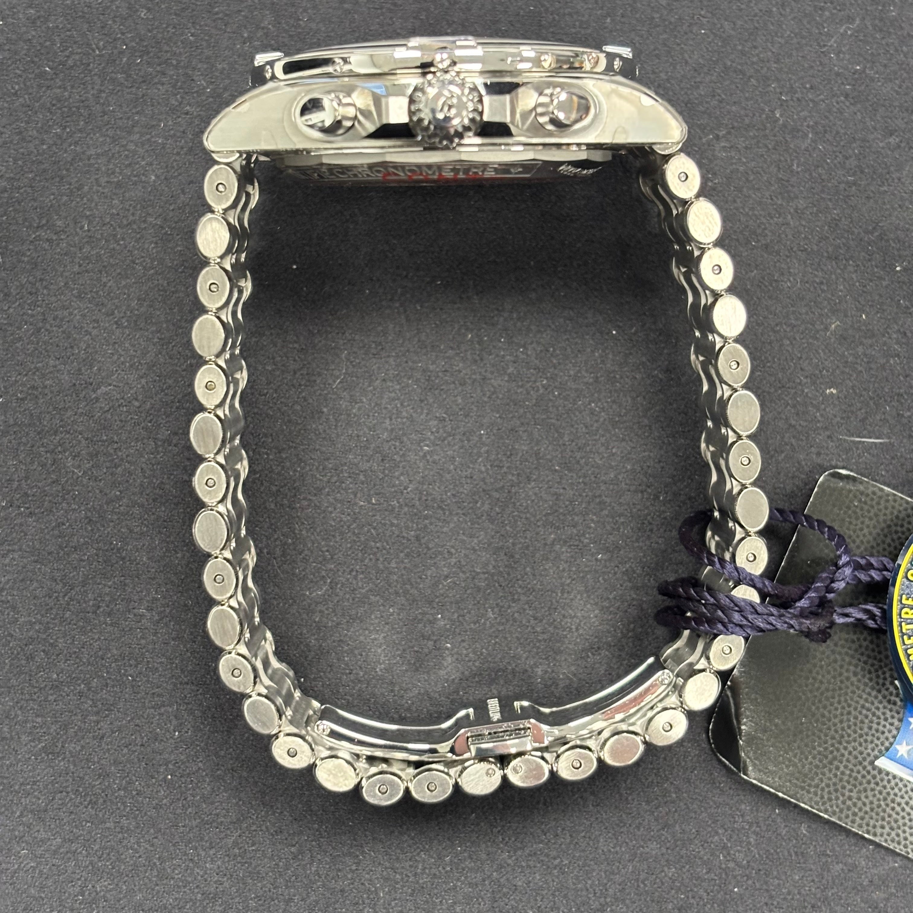 Breitling Chronomat 42mm Red Dial Watch Ref# AB0134 - Happy Jewelers Fine Jewelry Lifetime Warranty