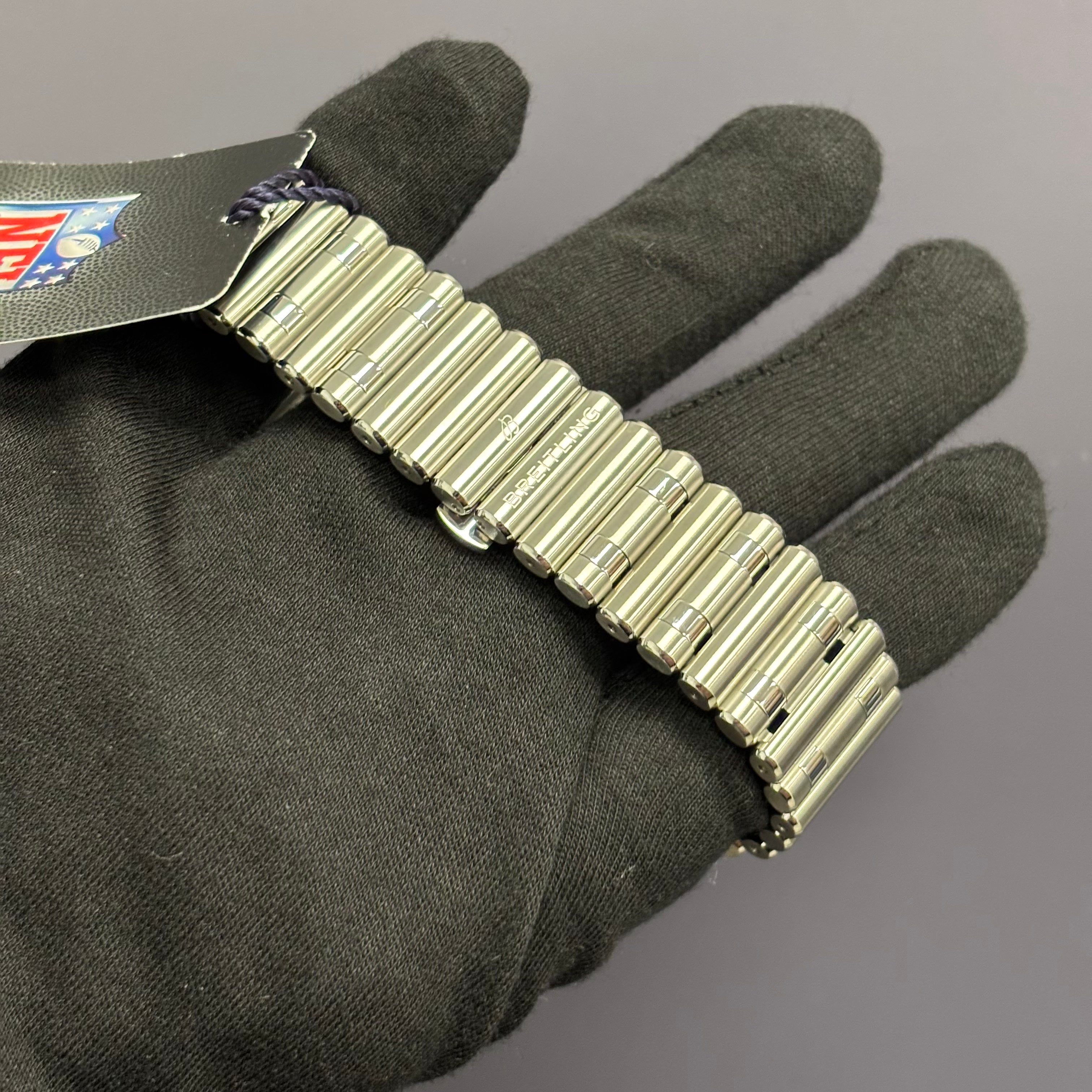 Breitling Chronomat 42mm Red Dial Watch Ref# AB0134 - Happy Jewelers Fine Jewelry Lifetime Warranty