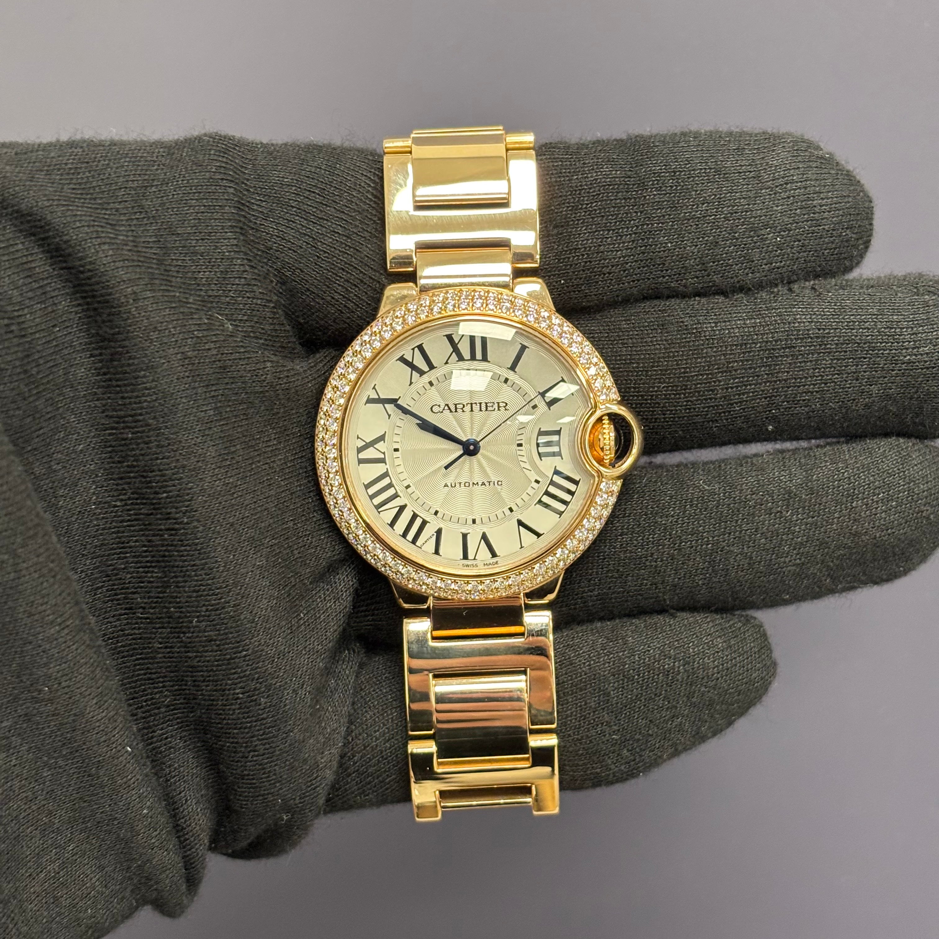 Cartier Ballon Bleu 36.6mm White Dial Watch Ref# WJBB0005 - Happy Jewelers Fine Jewelry Lifetime Warranty