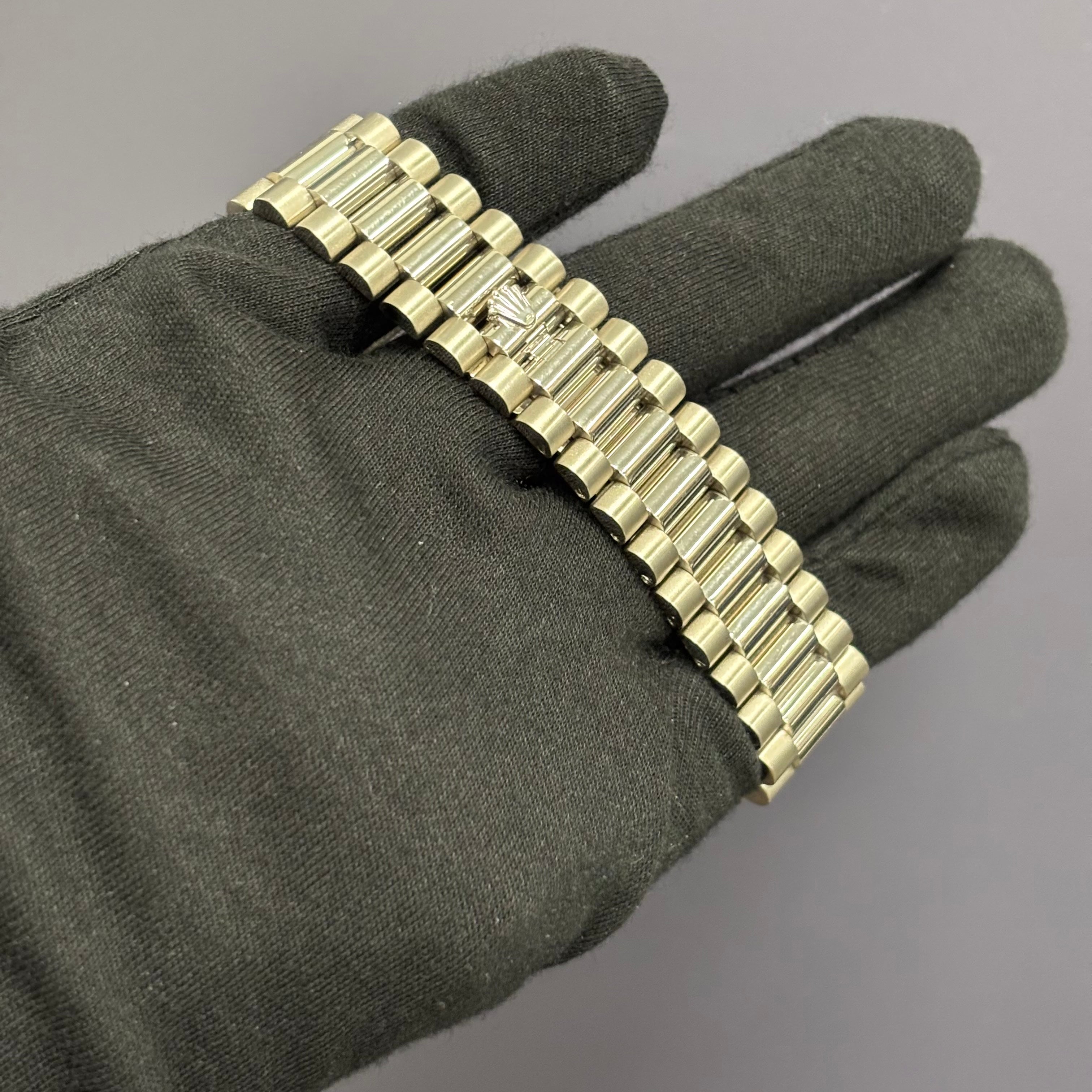 Rolex Day-Date 40mm Black Dial Watch Ref# 228349RBR - Happy Jewelers Fine Jewelry Lifetime Warranty