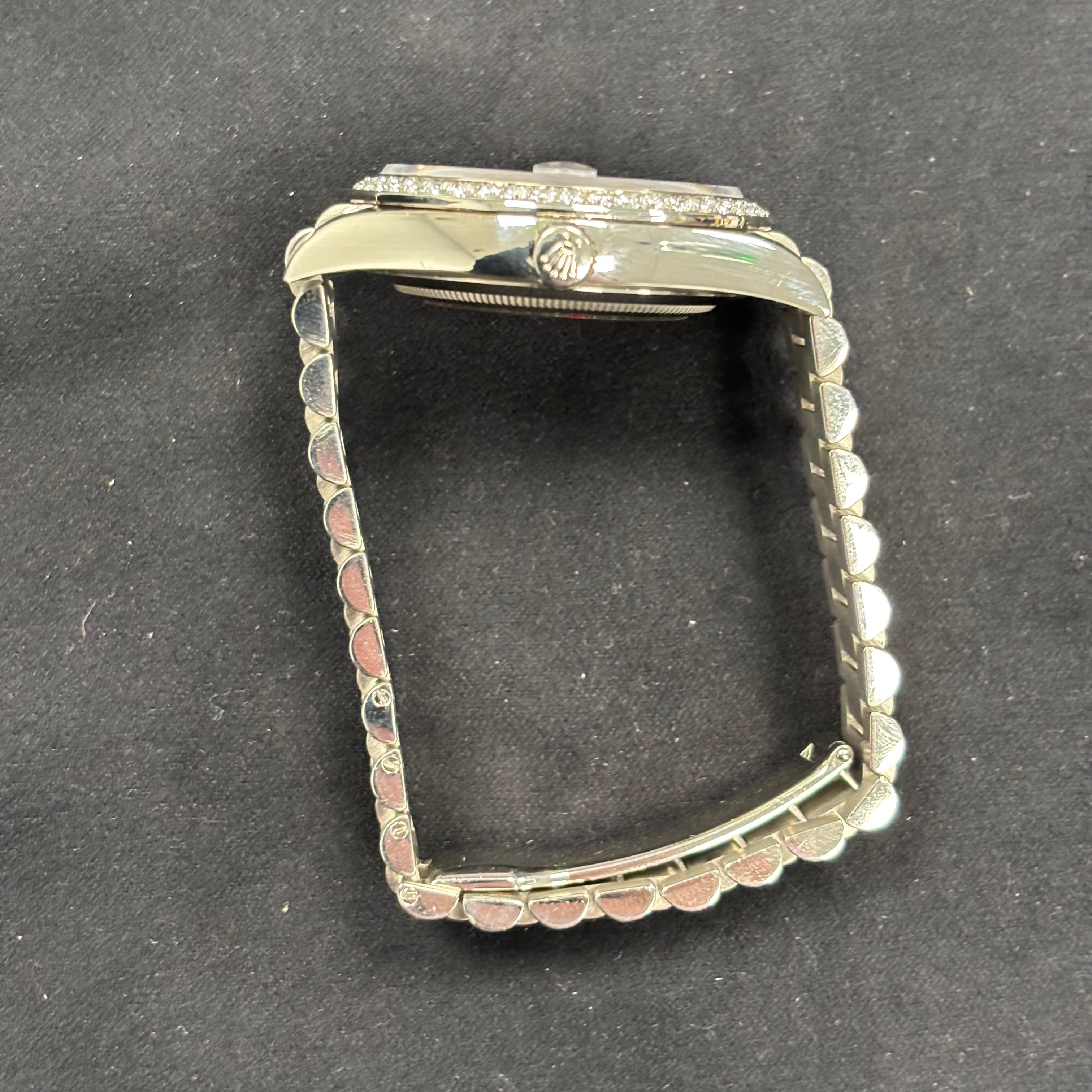 Rolex Day-Date 40mm Black Dial Watch Ref# 228349RBR - Happy Jewelers Fine Jewelry Lifetime Warranty