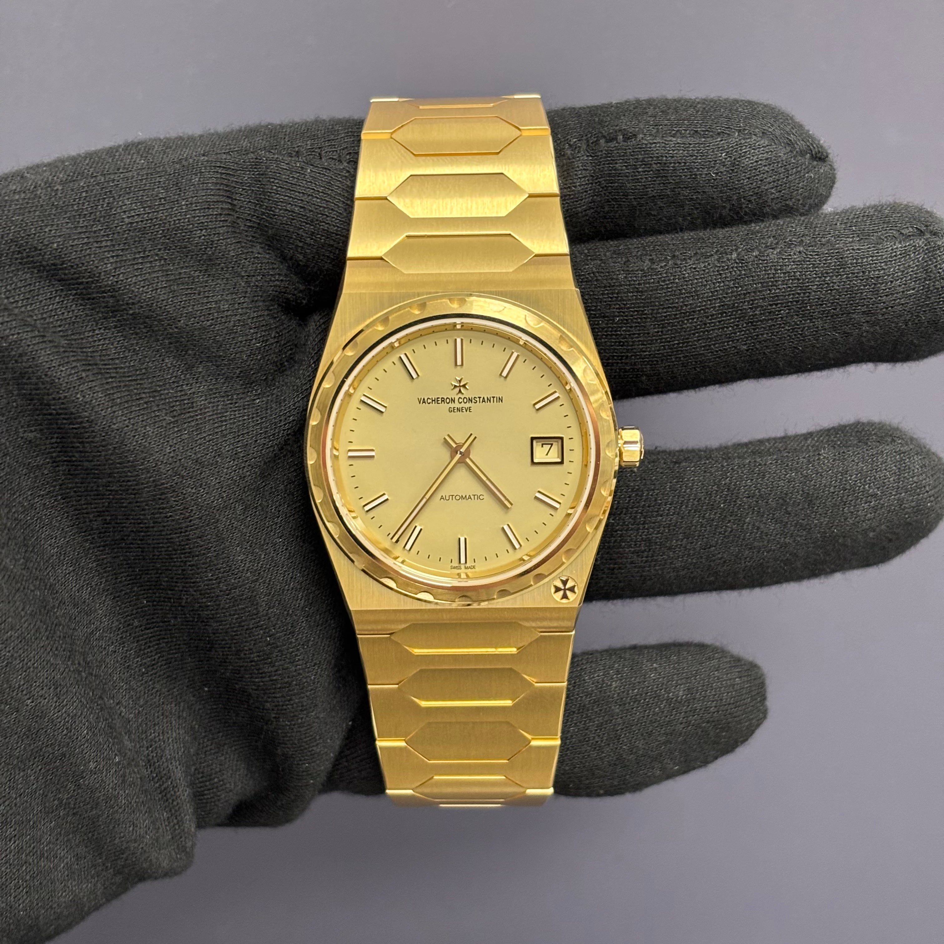 Vacheron Constantin 222 37mm Gold Dial Watch Ref# 4200H/222J-B935 - Happy Jewelers Fine Jewelry Lifetime Warranty