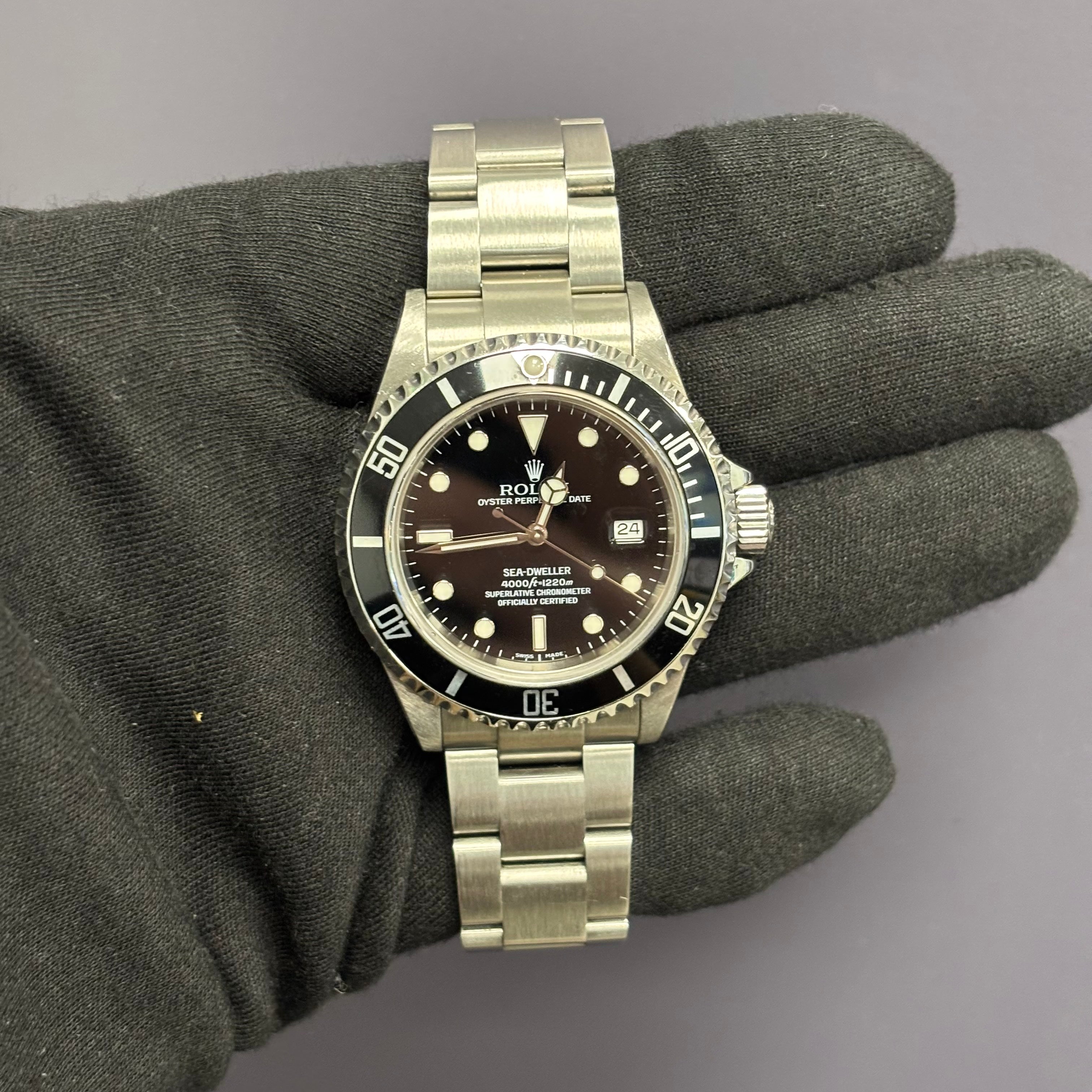 Rolex Sea-Dweller 40mm Black Dial Watch Ref# 16600 - Happy Jewelers Fine Jewelry Lifetime Warranty