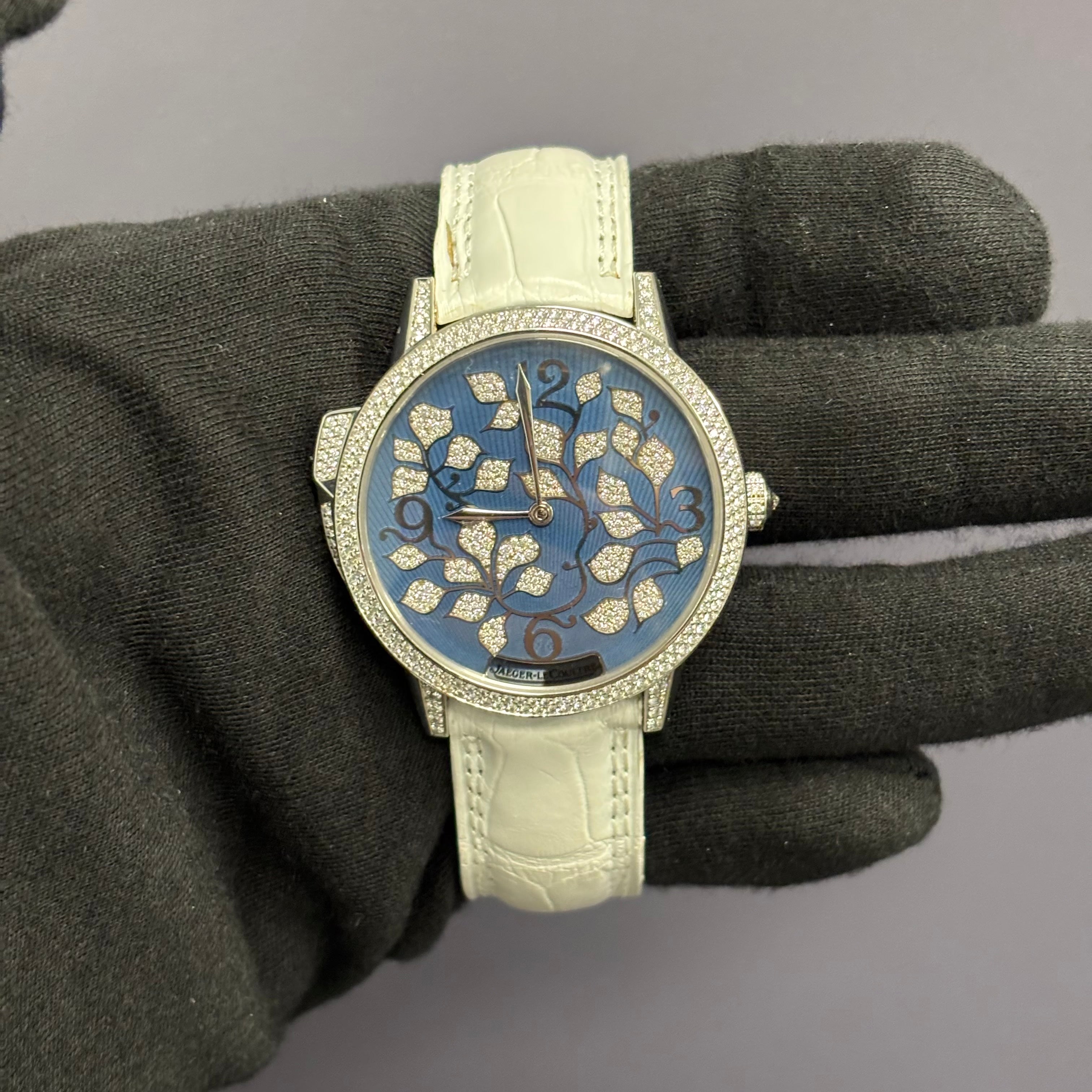 Jaeger-LeCoultre Rendes 39mm Blue Dial Watch Ref# Q35034E1 - Happy Jewelers Fine Jewelry Lifetime Warranty