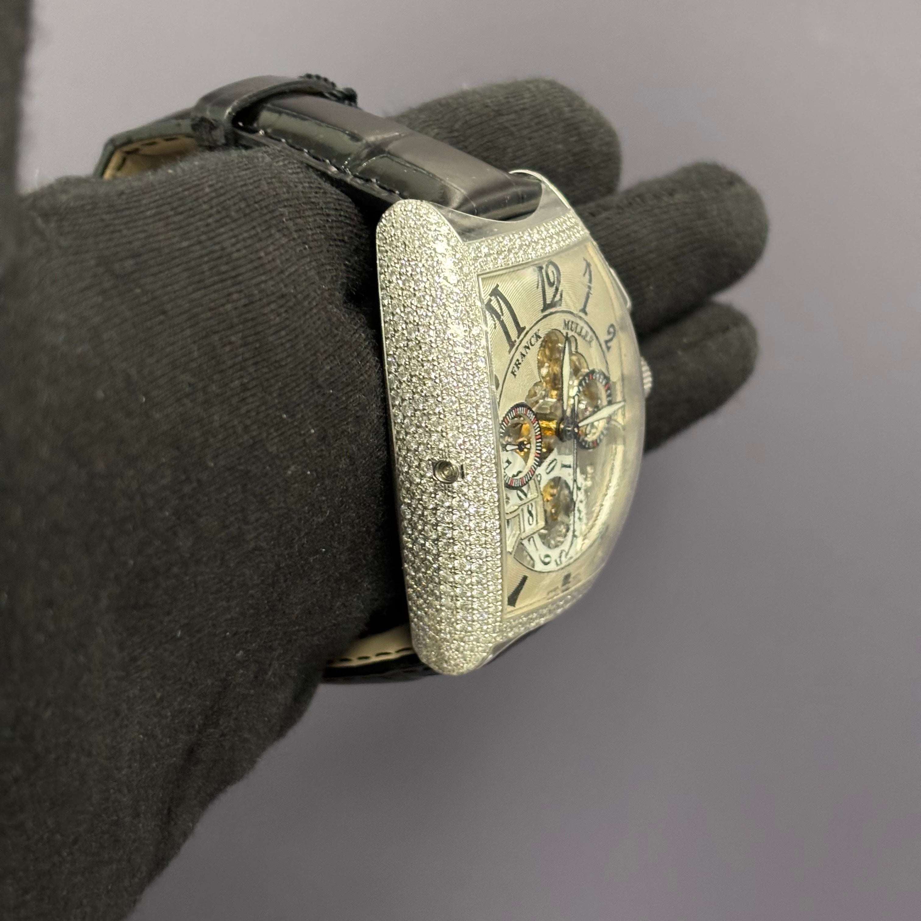 Franck Muller Cintree 39mm Silver Dial Watch Ref# 8083 CC GD DO D - Happy Jewelers Fine Jewelry Lifetime Warranty