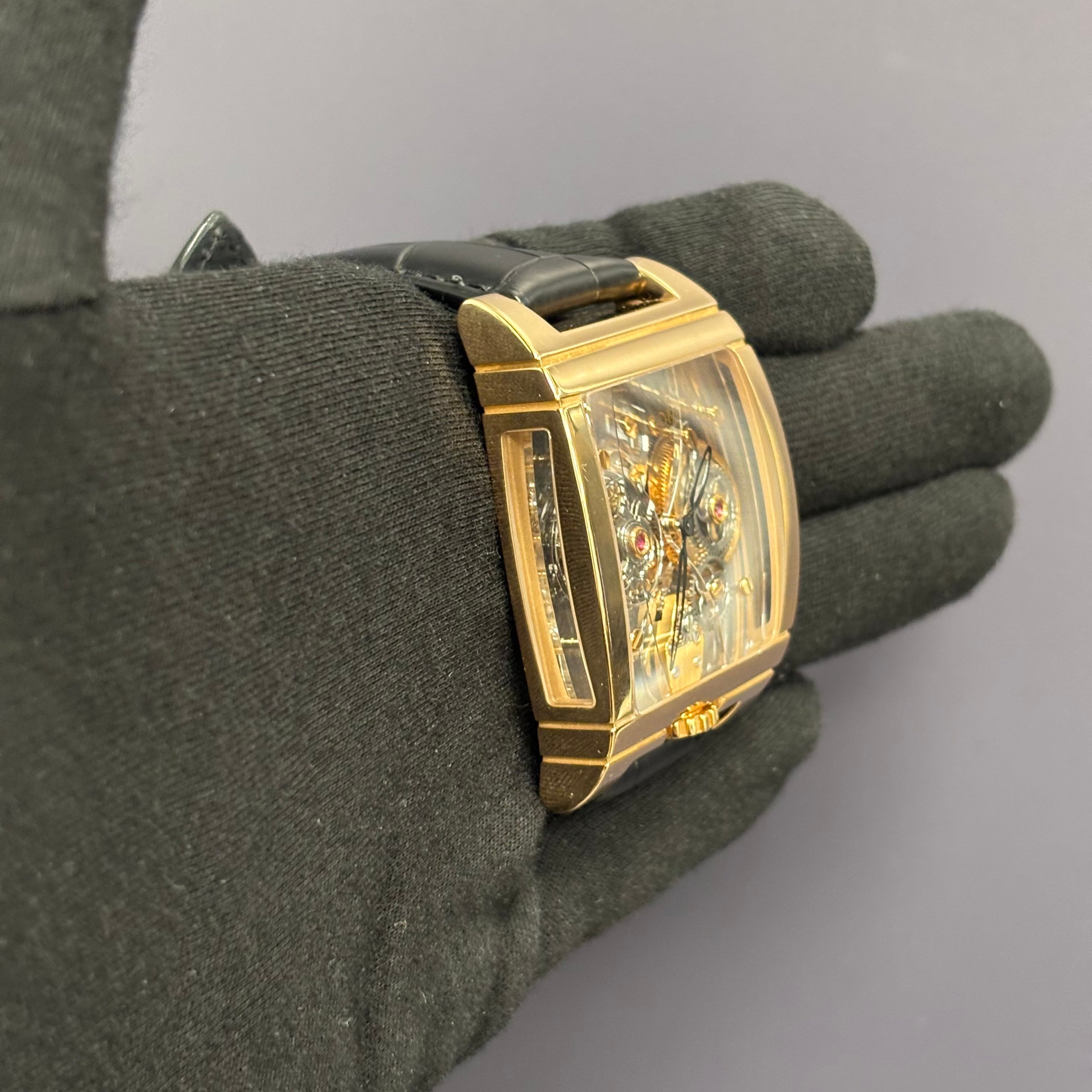 Corum Golden Bridge 39mm Skeleton Dial Watch Ref# B382/00343 - Happy Jewelers Fine Jewelry Lifetime Warranty