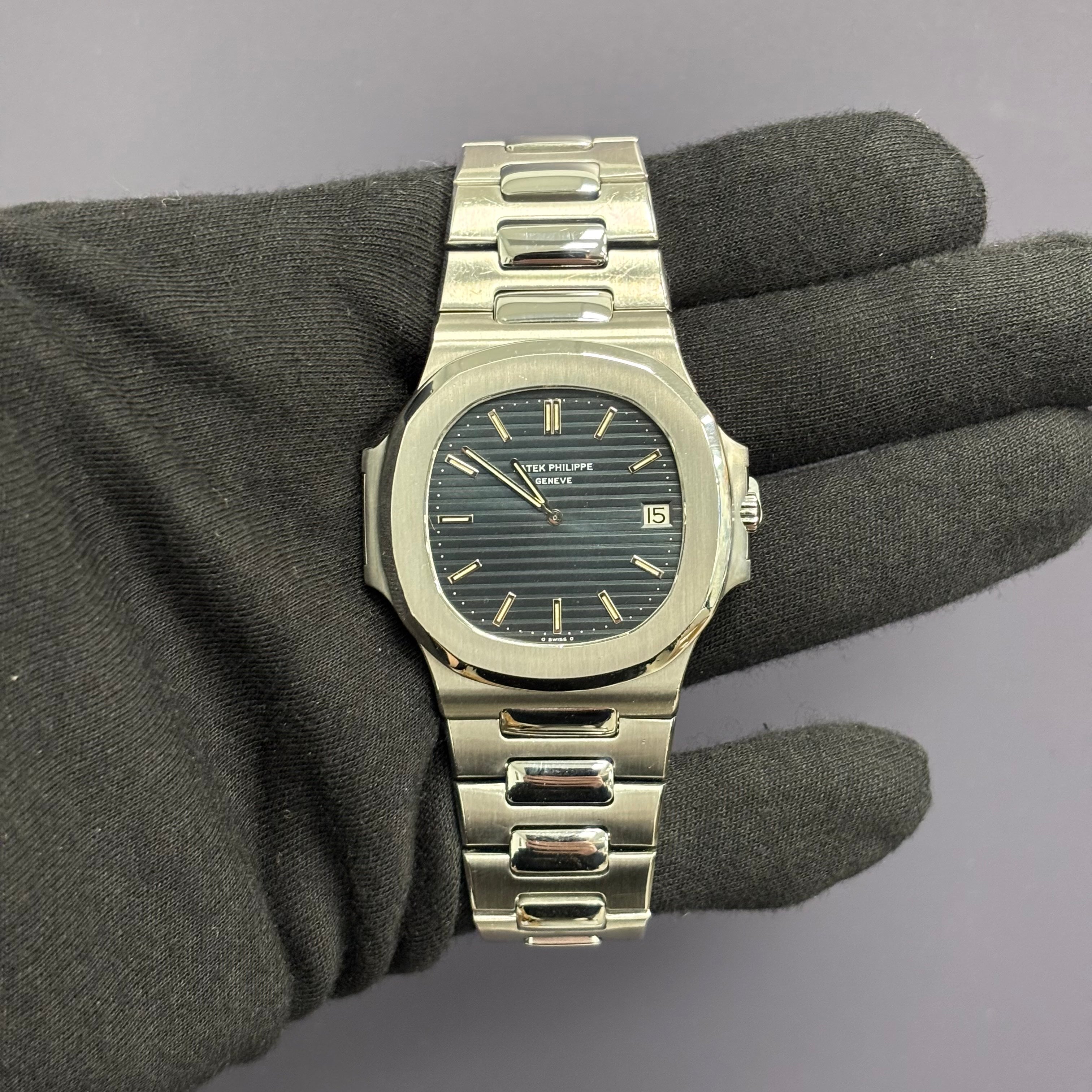 Patek Philippe Nautilus 40mm Blue Dial Watch Ref# 3700/1A - Happy Jewelers Fine Jewelry Lifetime Warranty