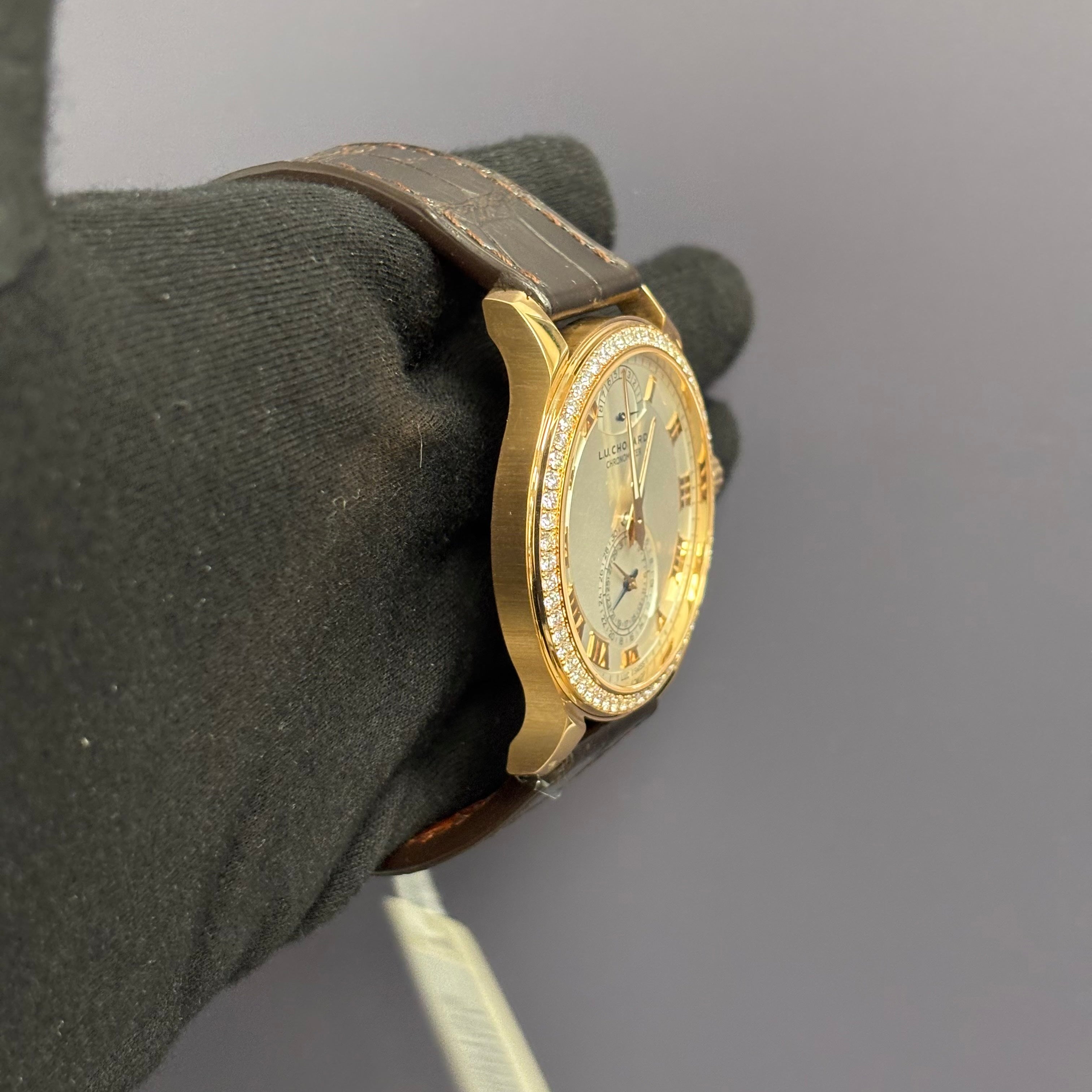 Chopard L.U.C 43mm Silver Dial Watch Ref# 171926-5001 - Happy Jewelers Fine Jewelry Lifetime Warranty