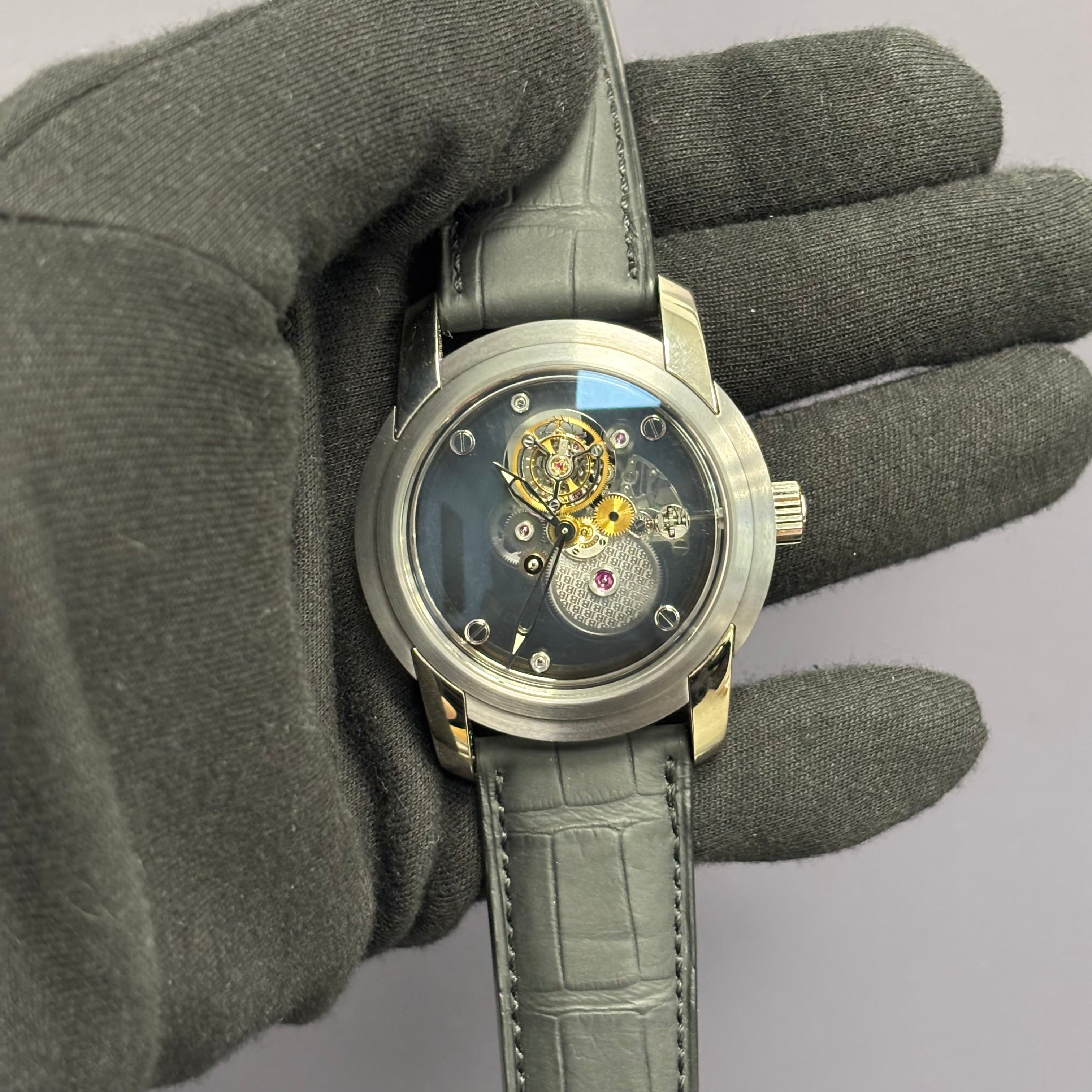 Blancpain L-Evolution 43.5mm Skeleton Dial Watch Ref# 0222-1500-53B - Happy Jewelers Fine Jewelry Lifetime Warranty