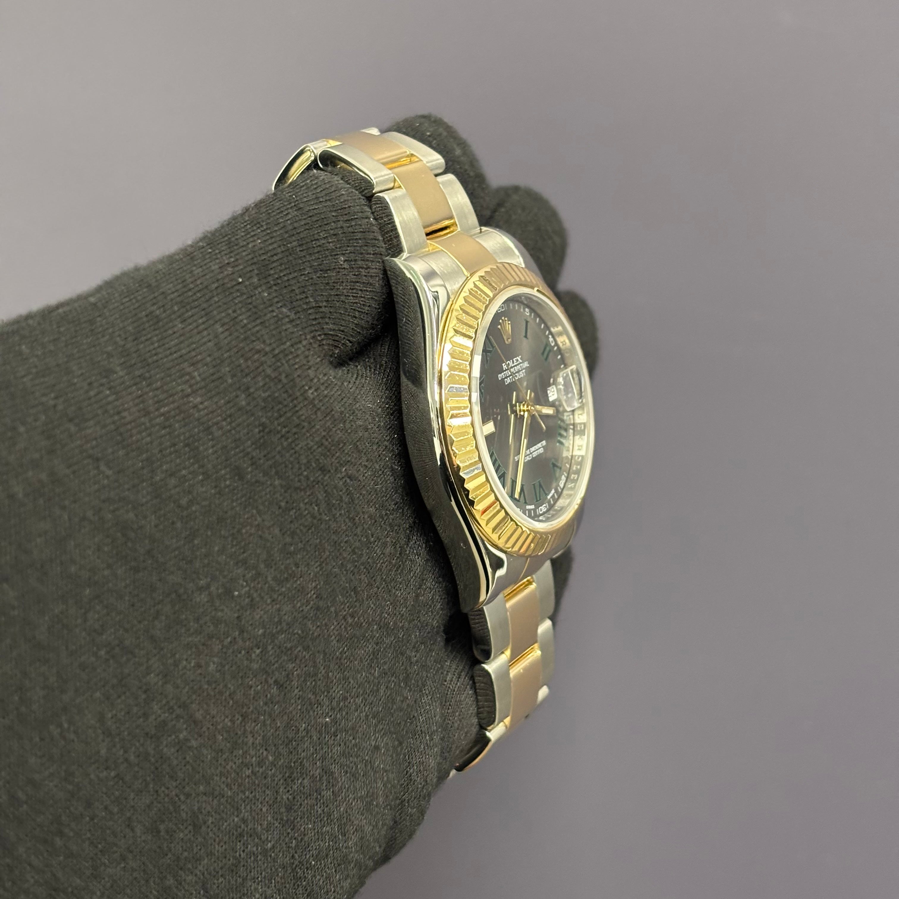 Rolex Datejust 41mm Wimbledon Dial Watch Ref# 116333 - Happy Jewelers Fine Jewelry Lifetime Warranty