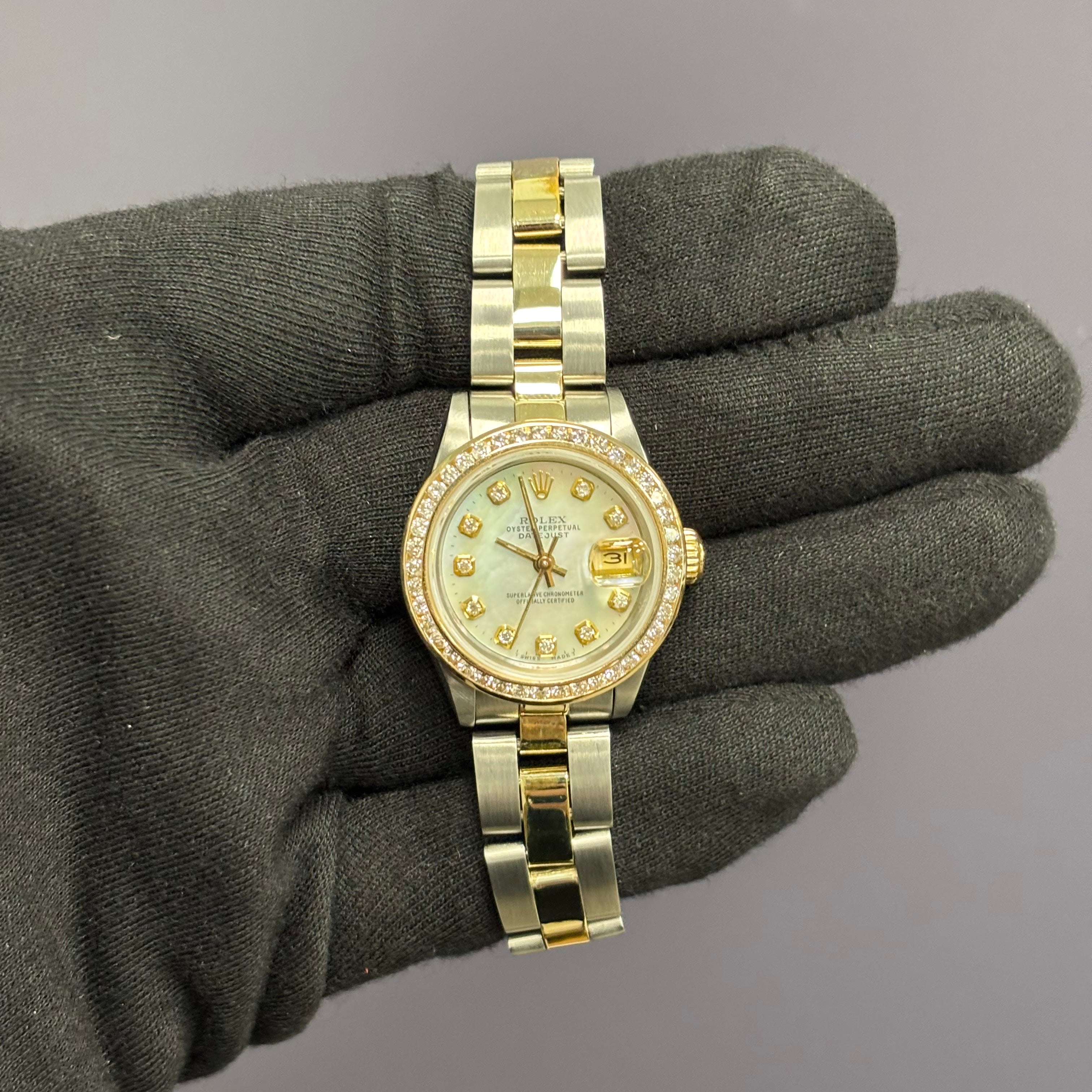 Rolex Datejust 26mm MOP Dial Watch Ref# 69173 - Happy Jewelers Fine Jewelry Lifetime Warranty