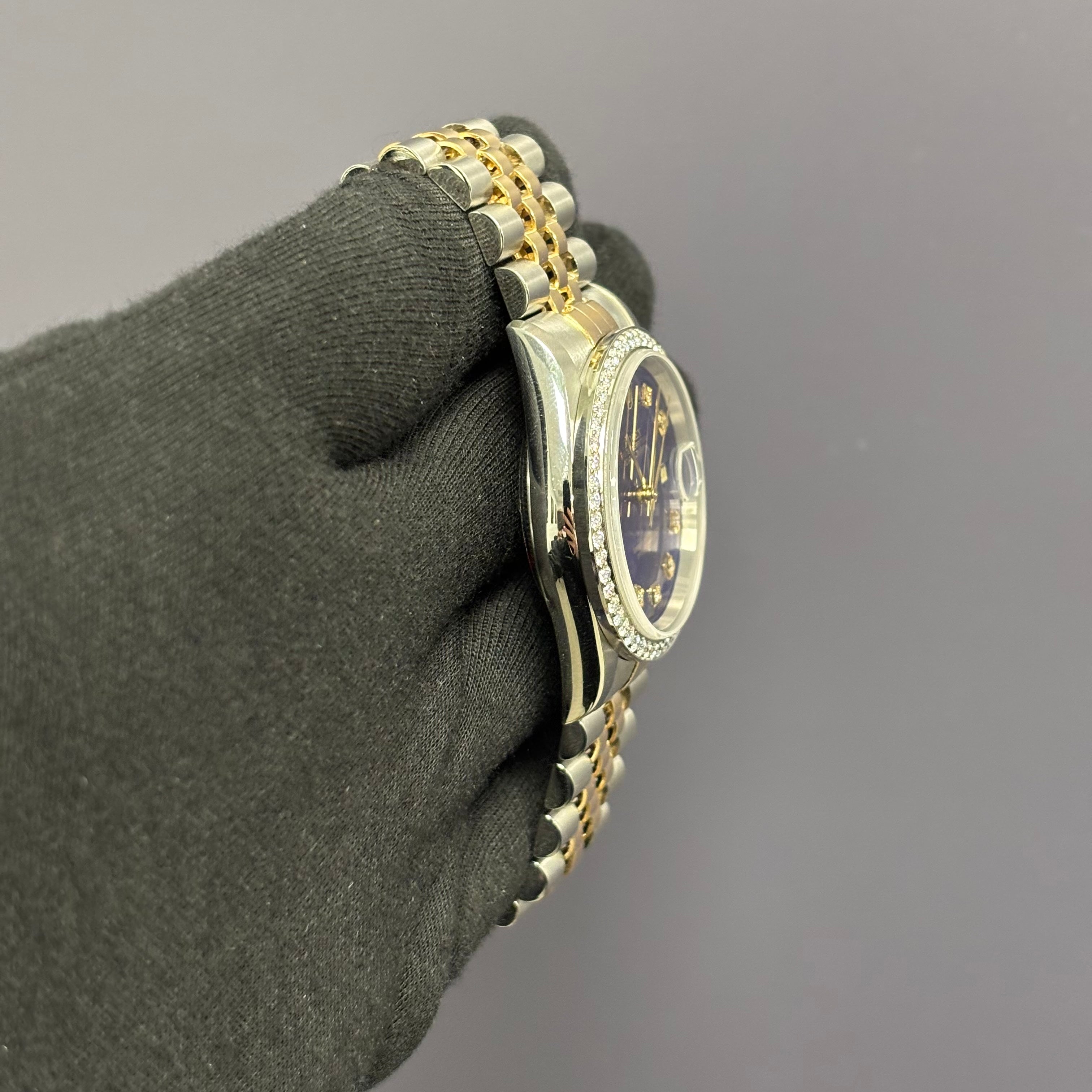 Rolex Datejust 36mm Blue Dial Watch Ref# 16233 - Happy Jewelers Fine Jewelry Lifetime Warranty