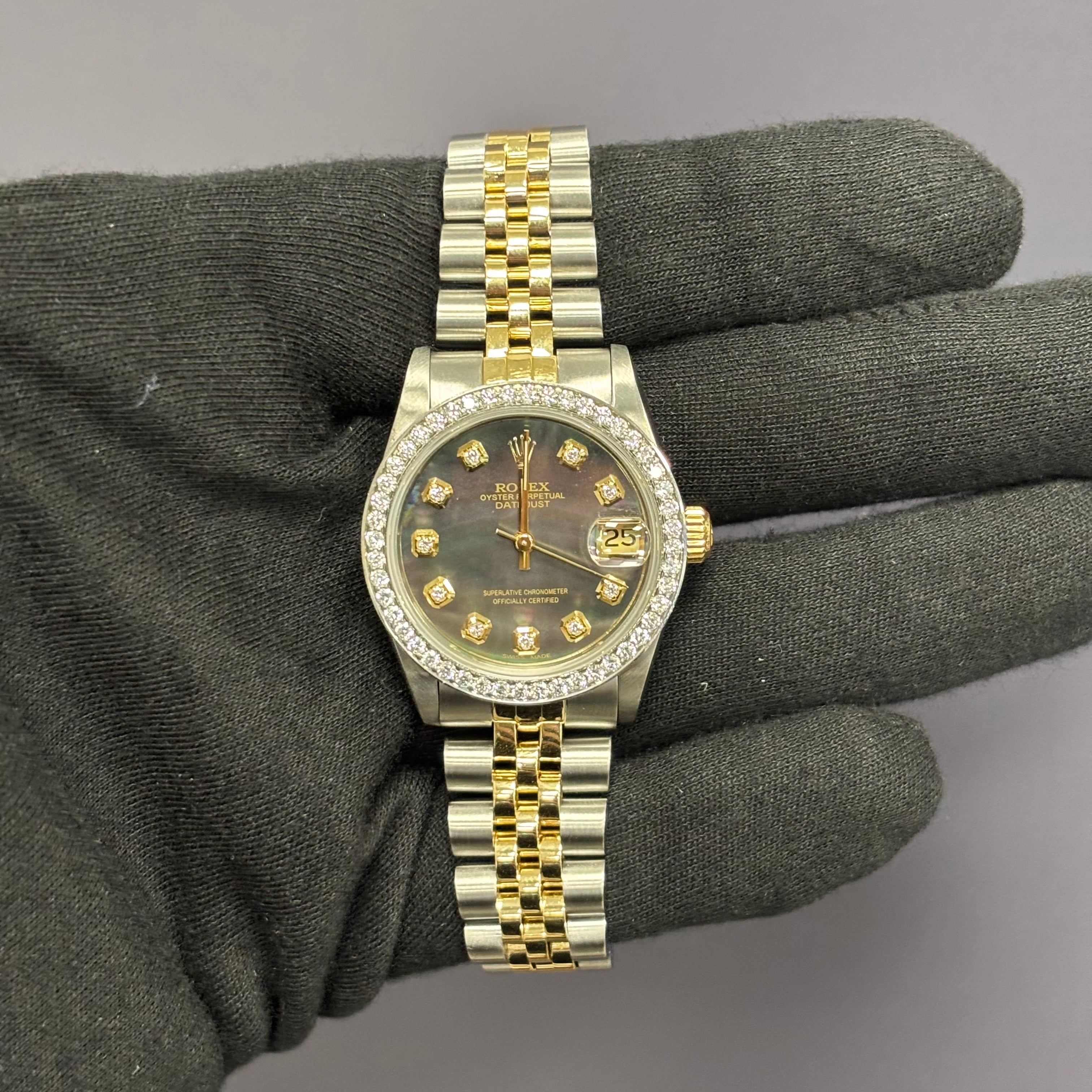 Rolex Datejust 31mm MOP Dial Watch Ref# 68273 - Happy Jewelers Fine Jewelry Lifetime Warranty