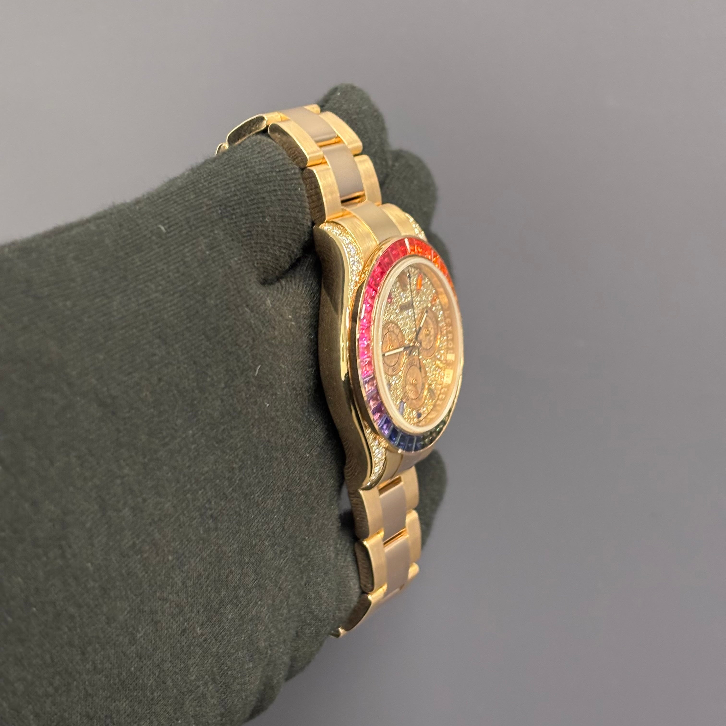 Rolex Daytona 40mm Pave Dial Watch Ref# 116505 - Happy Jewelers Fine Jewelry Lifetime Warranty