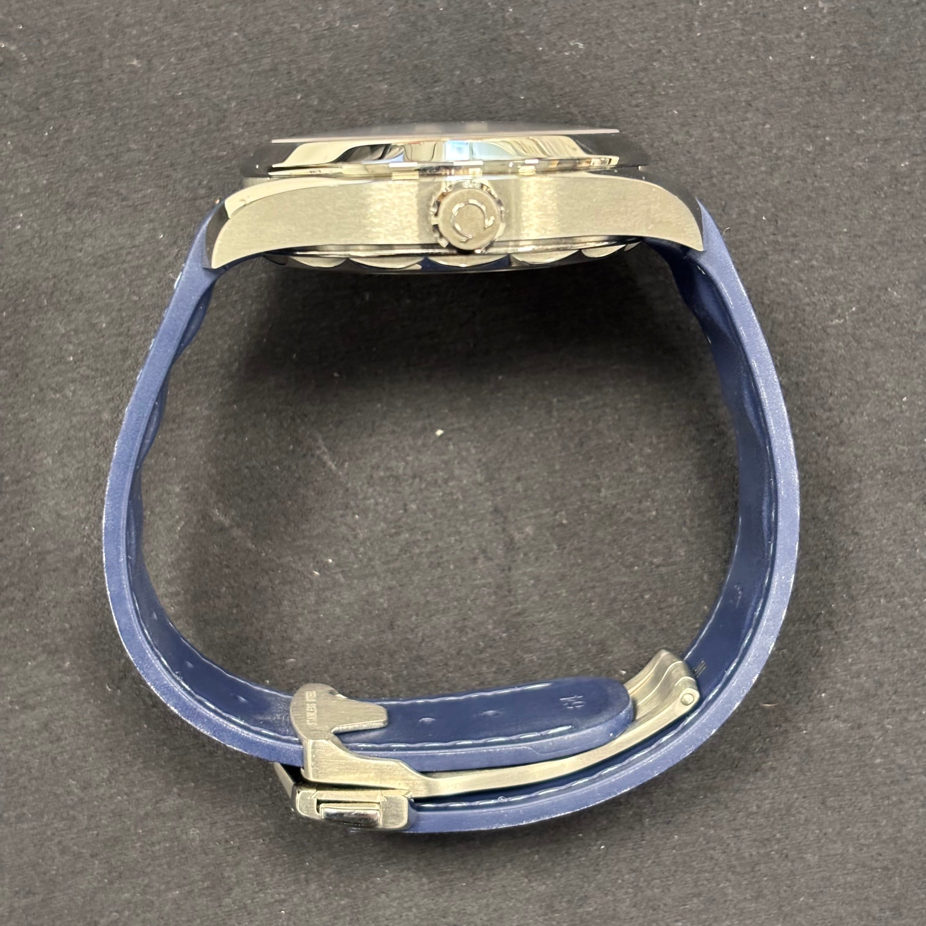 Omega Aqua Terra 43mm Blue Dial Watch Ref# 220.12.43.22.03.002 - Happy Jewelers Fine Jewelry Lifetime Warranty