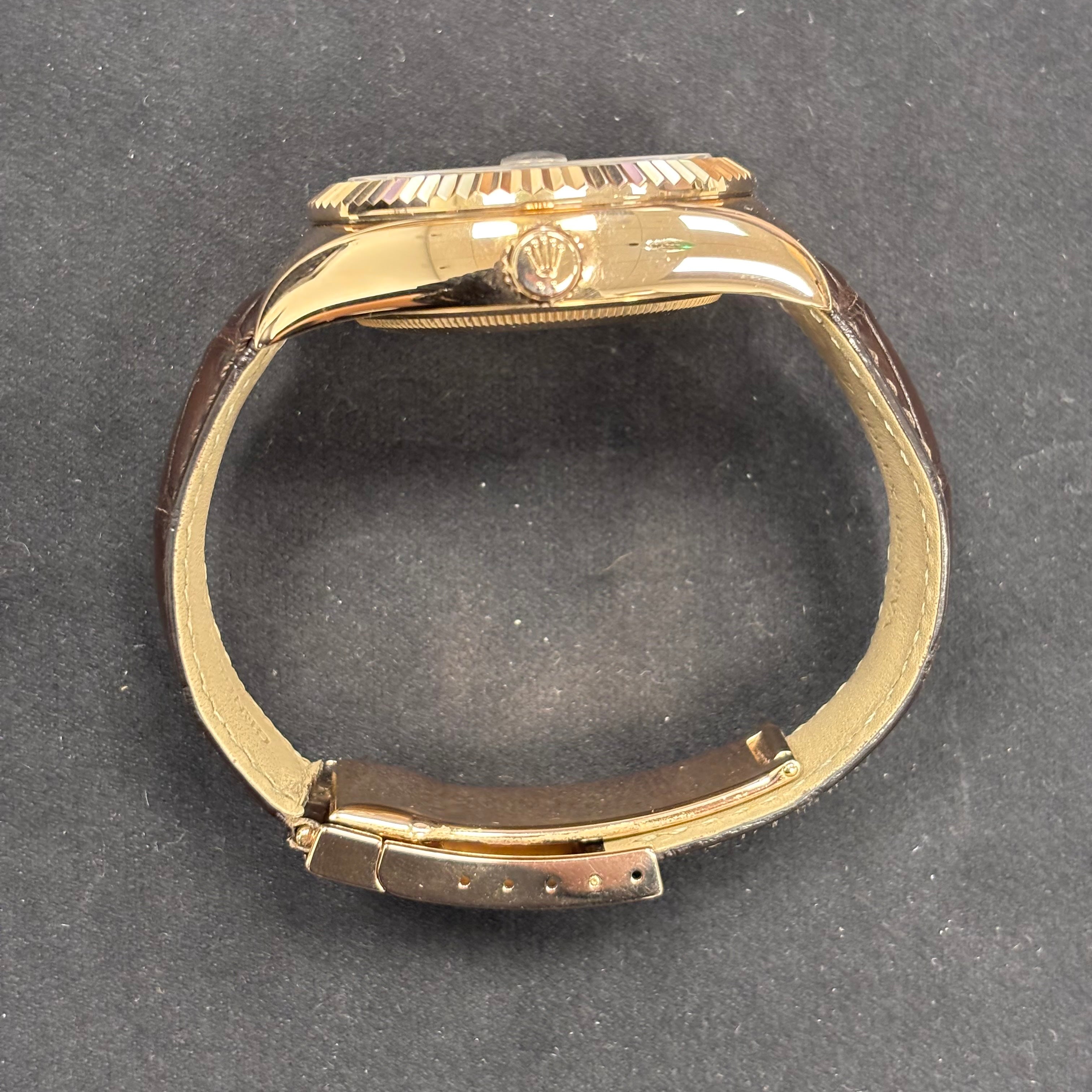 Rolex Sky-Dweller 42mm Chocolate Dial Watch Ref# 326135 - Happy Jewelers Fine Jewelry Lifetime Warranty