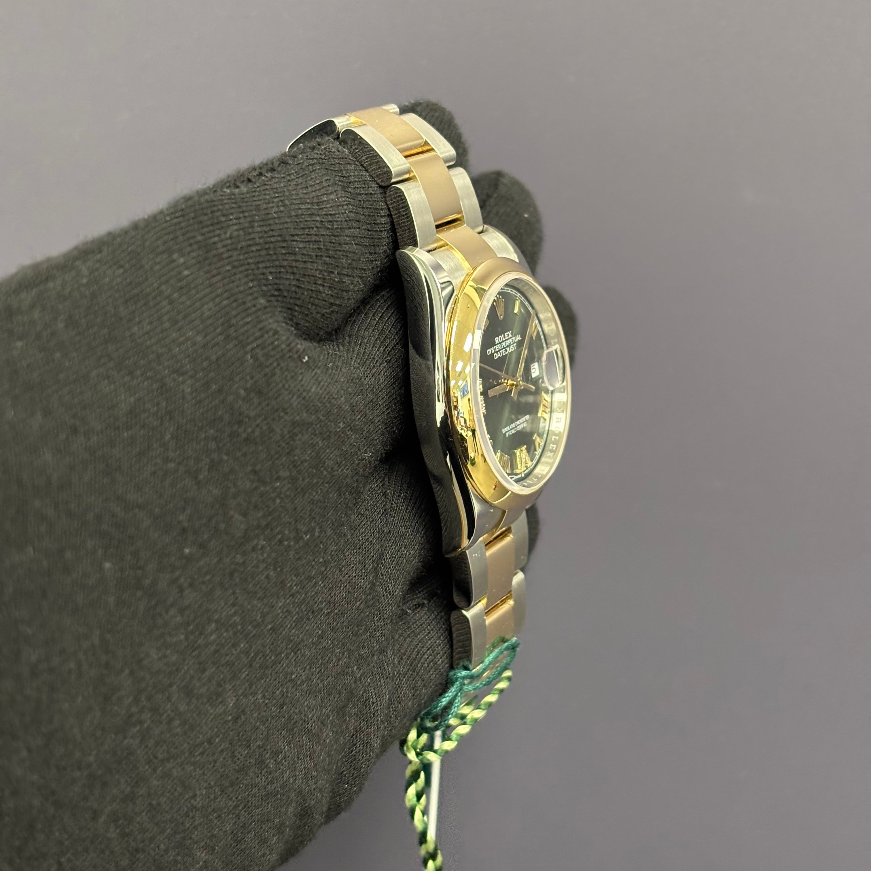 Rolex Datejust 36mm Green Dial Watch Ref# 126203 - Happy Jewelers Fine Jewelry Lifetime Warranty