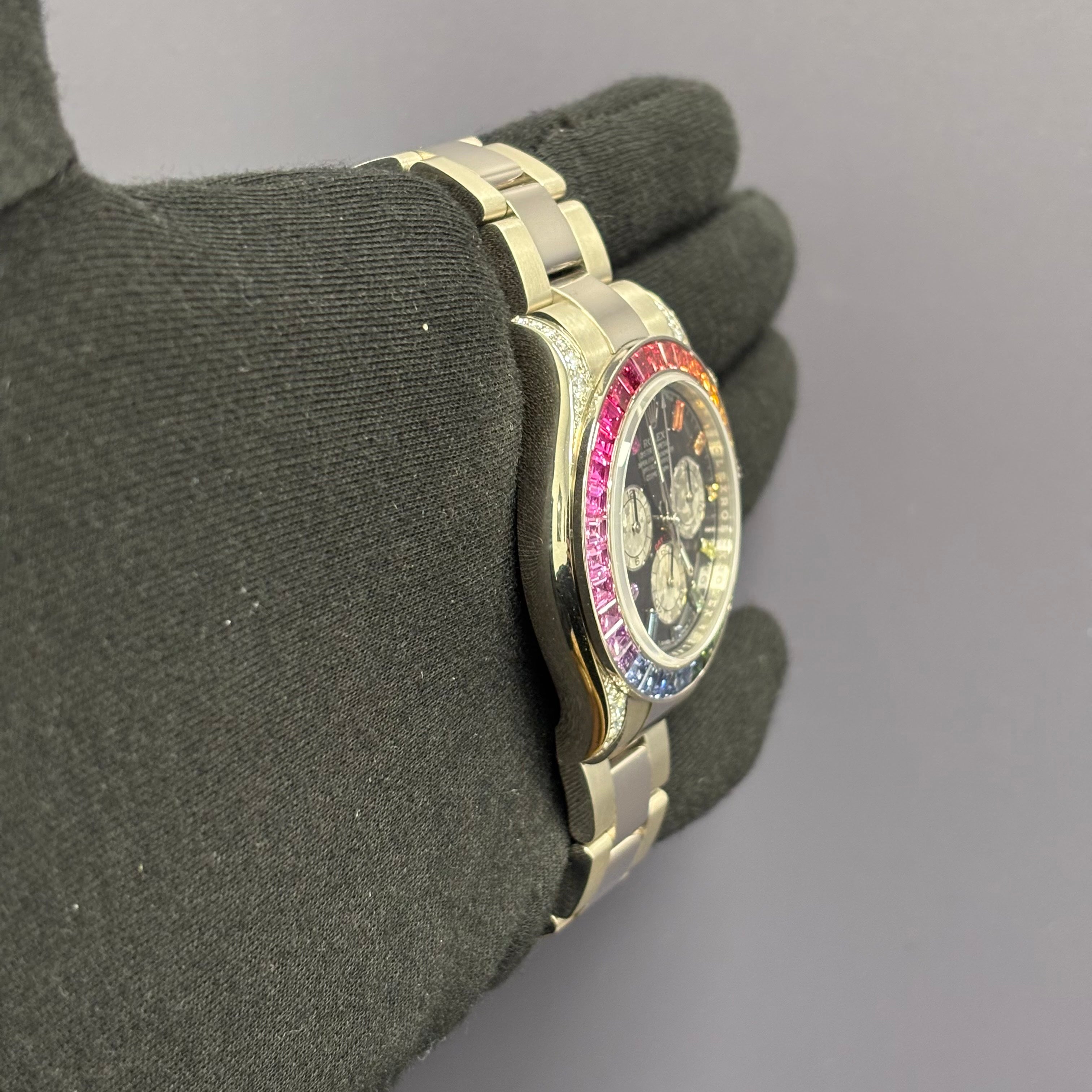 Rolex Daytona 40mm Black Dial Watch Ref# 116599RBOW - Happy Jewelers Fine Jewelry Lifetime Warranty