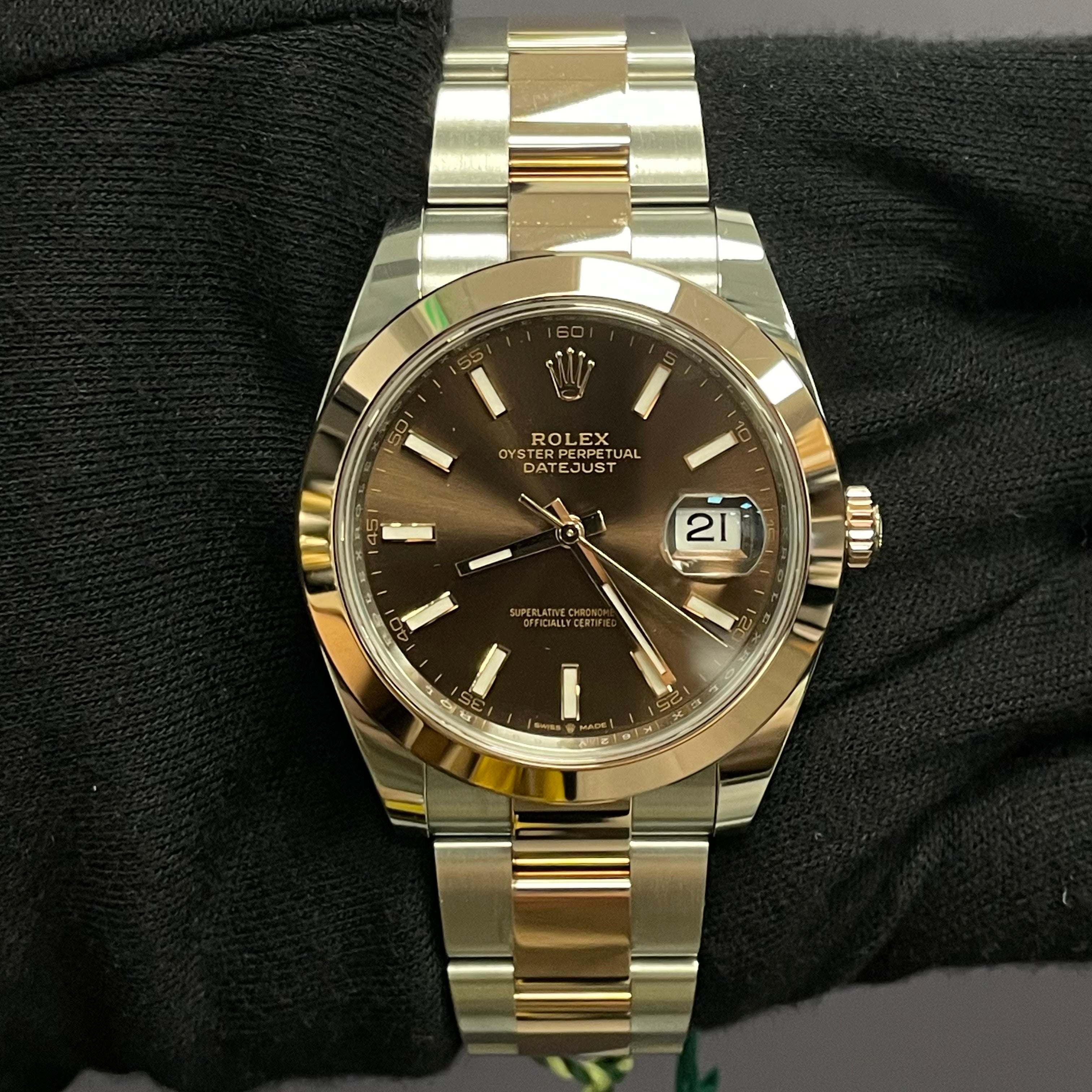 Rolex Datejust 41mm Chocolate Dial Watch Ref# 126301 - Happy Jewelers Fine Jewelry Lifetime Warranty