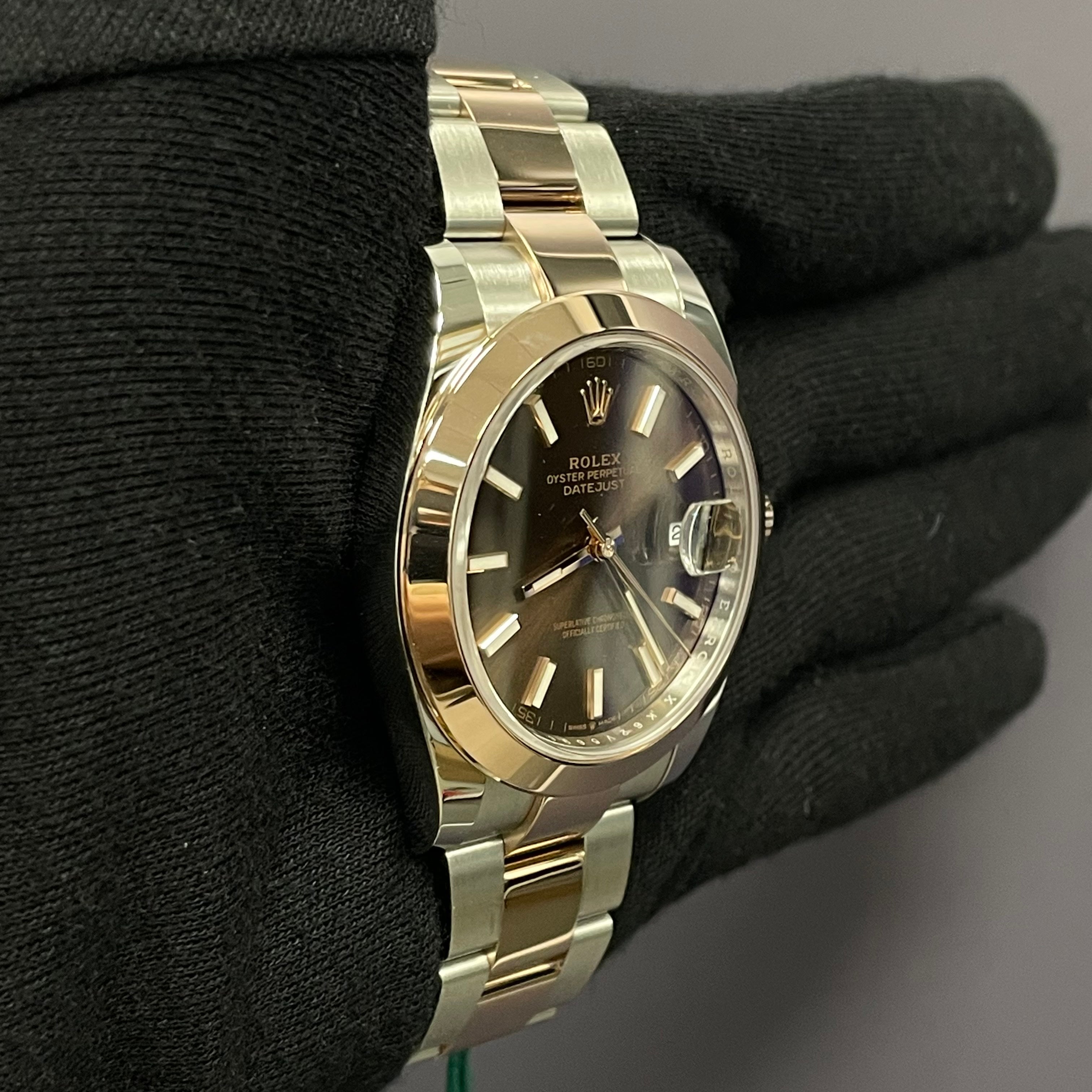 Rolex Datejust 41mm Chocolate Dial Watch Ref# 126301 - Happy Jewelers Fine Jewelry Lifetime Warranty