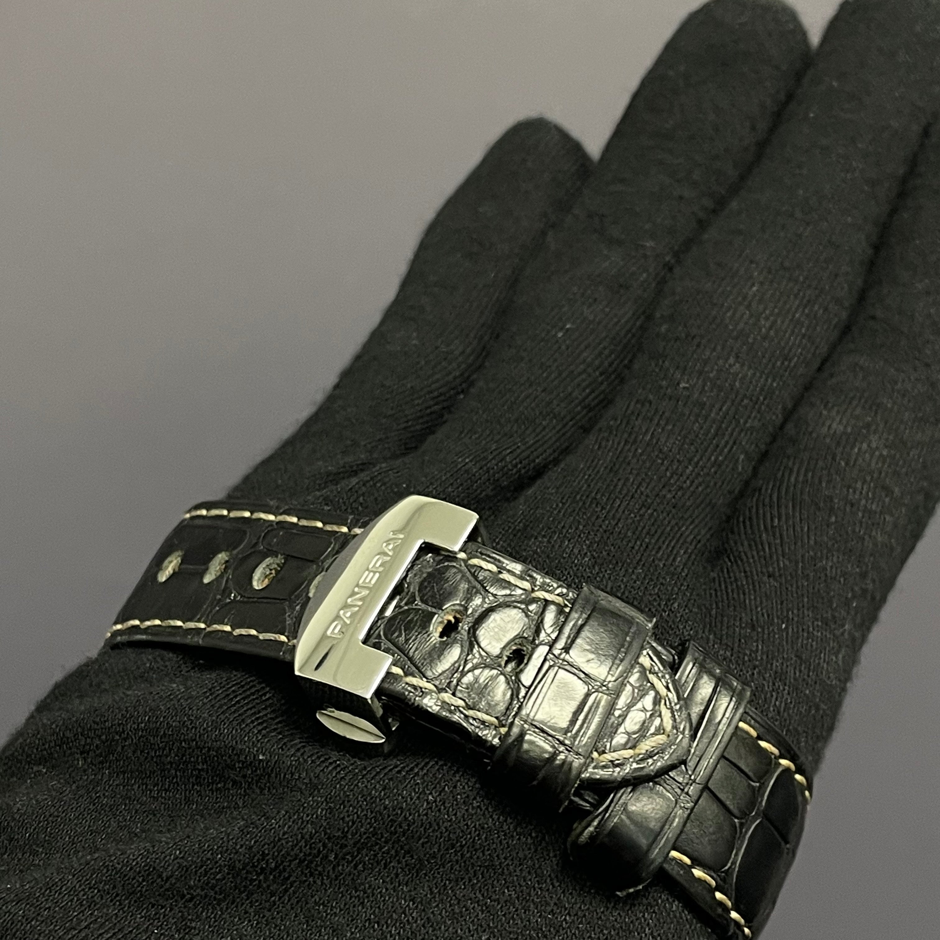 Panerai Luminor 42mm Black Dial Watch Ref# PAM00392 - Happy Jewelers Fine Jewelry Lifetime Warranty