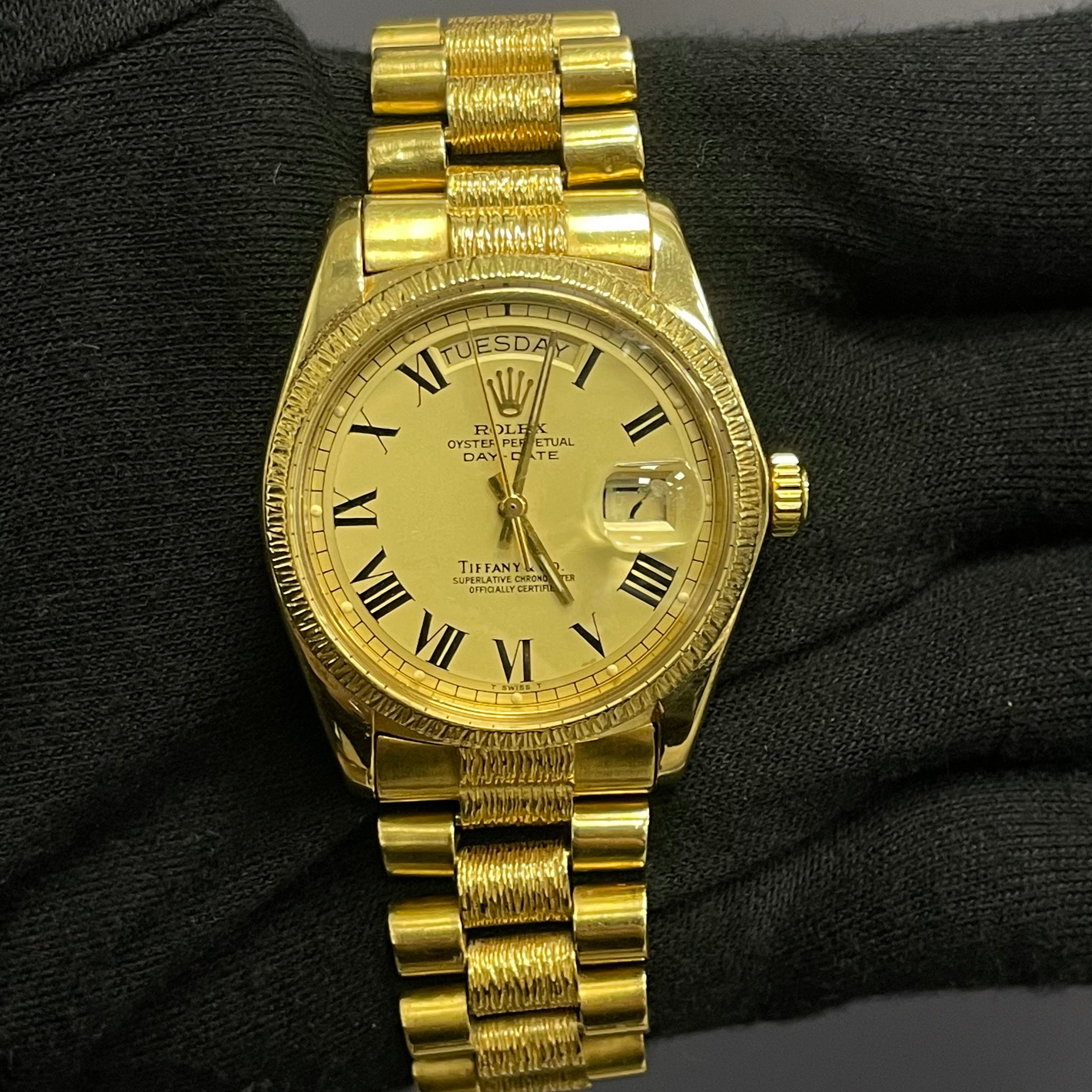 Rolex Day-Date 36mm Champagne Dial Watch Ref# 1807 - Happy Jewelers Fine Jewelry Lifetime Warranty