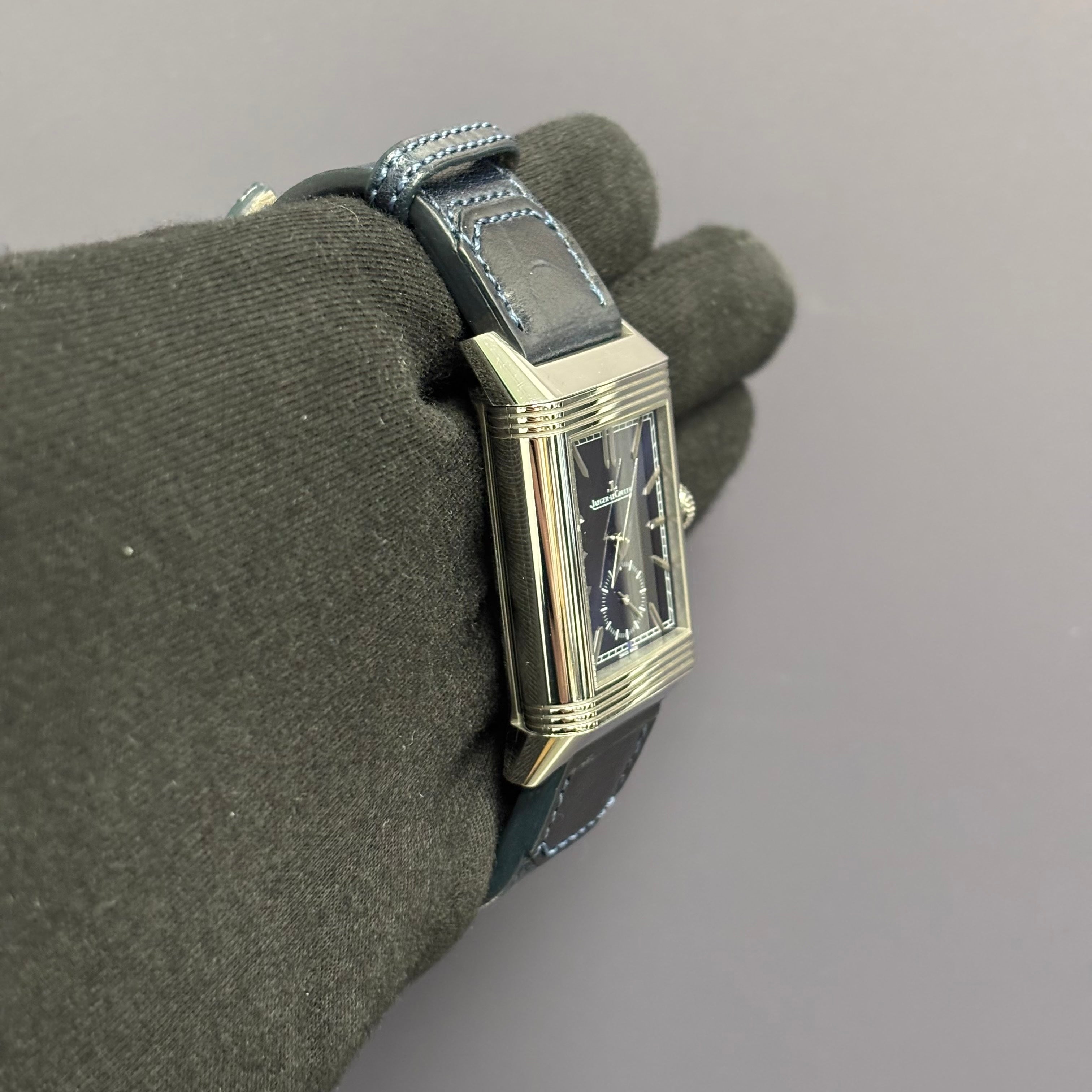 Jaeger-LeCoultre Reverso 28mm Blue Dial Ref# Q3988482 - Happy Jewelers Fine Jewelry Lifetime Warranty