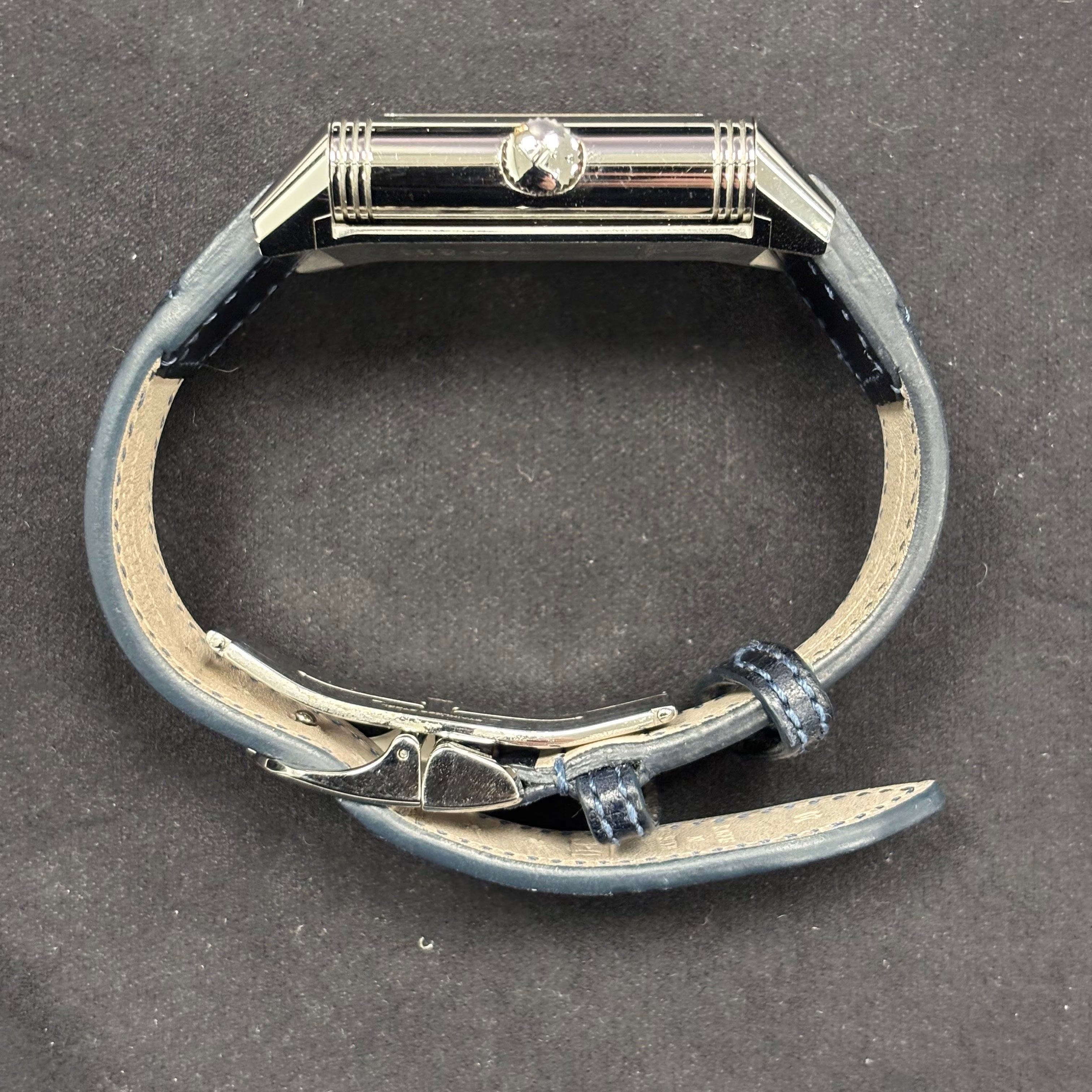 Jaeger-LeCoultre Reverso 28mm Blue Dial Ref# Q3988482 - Happy Jewelers Fine Jewelry Lifetime Warranty