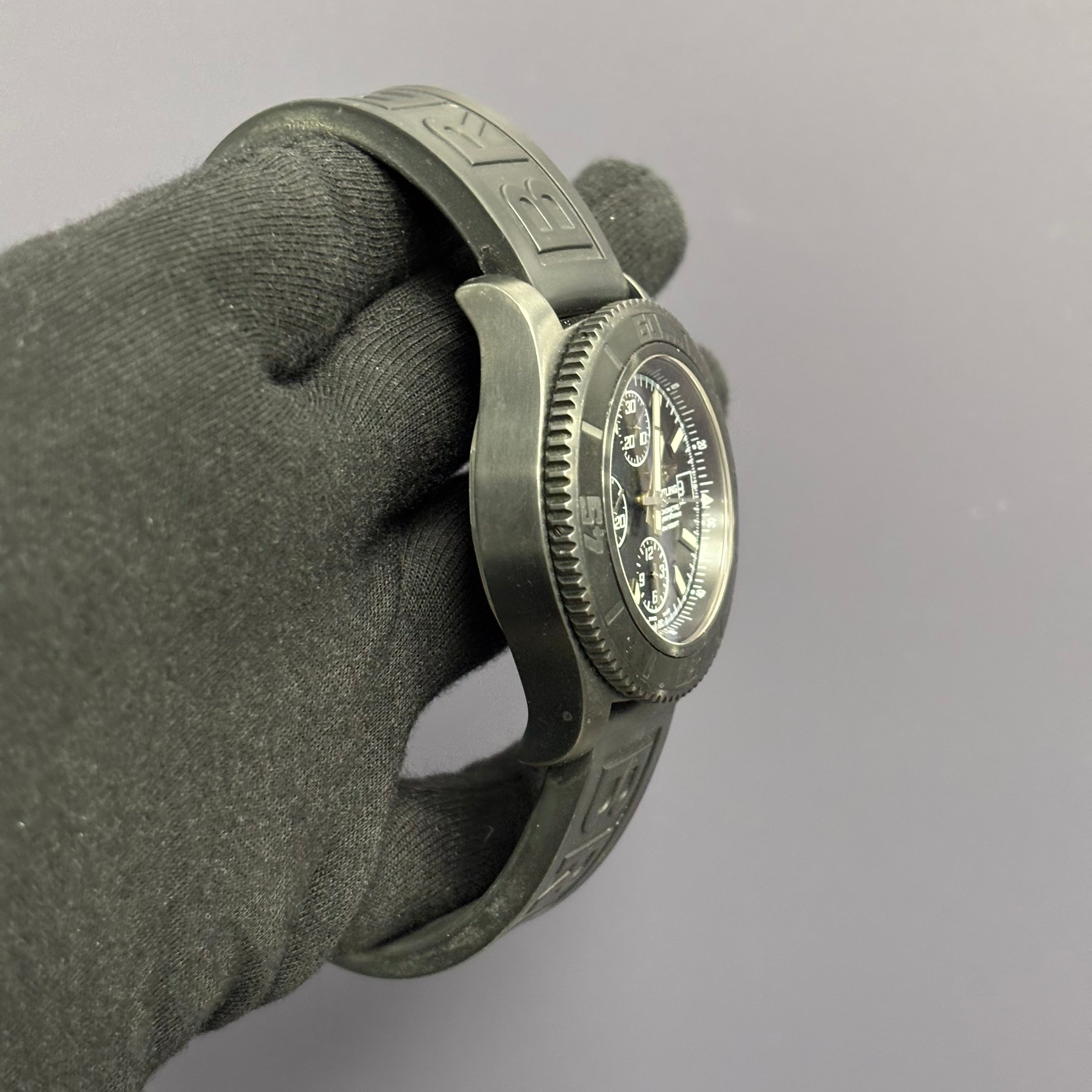 Breitling Superocean 44mm Black Dial Watch Ref# M13341 - Happy Jewelers Fine Jewelry Lifetime Warranty