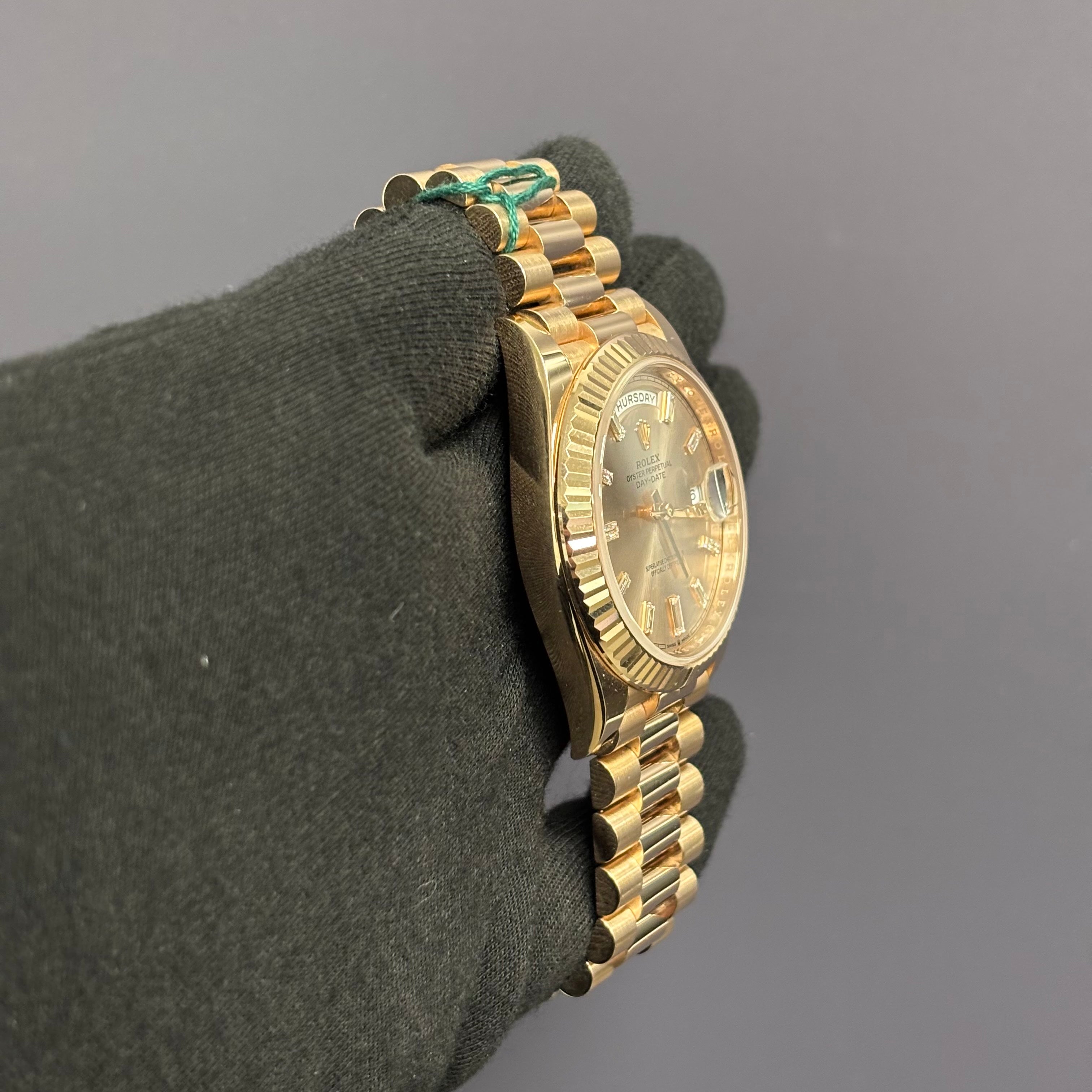 Rolex Day-Date 40mm Sundust Dial Watch Ref# 228235 - Happy Jewelers Fine Jewelry Lifetime Warranty