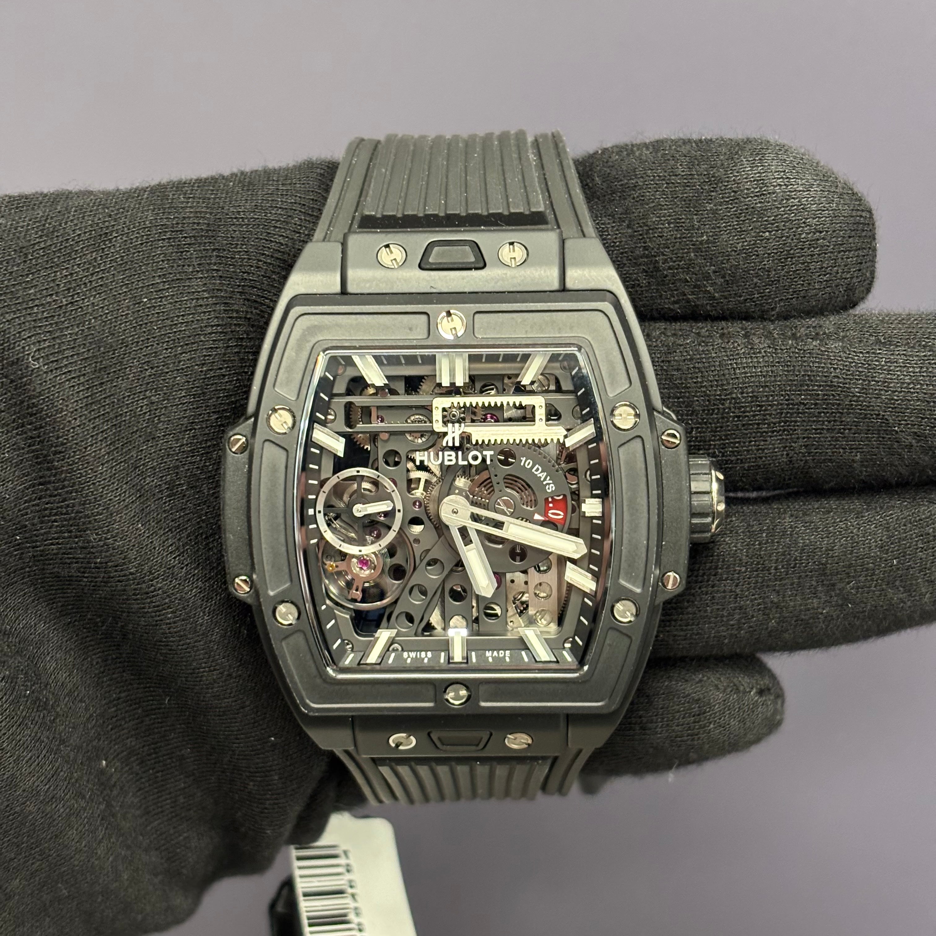 Hublot Spirit Of Big Bang 45mm Openwork Dial Watch Ref# 614.CI.1170.RX - Happy Jewelers Fine Jewelry Lifetime Warranty