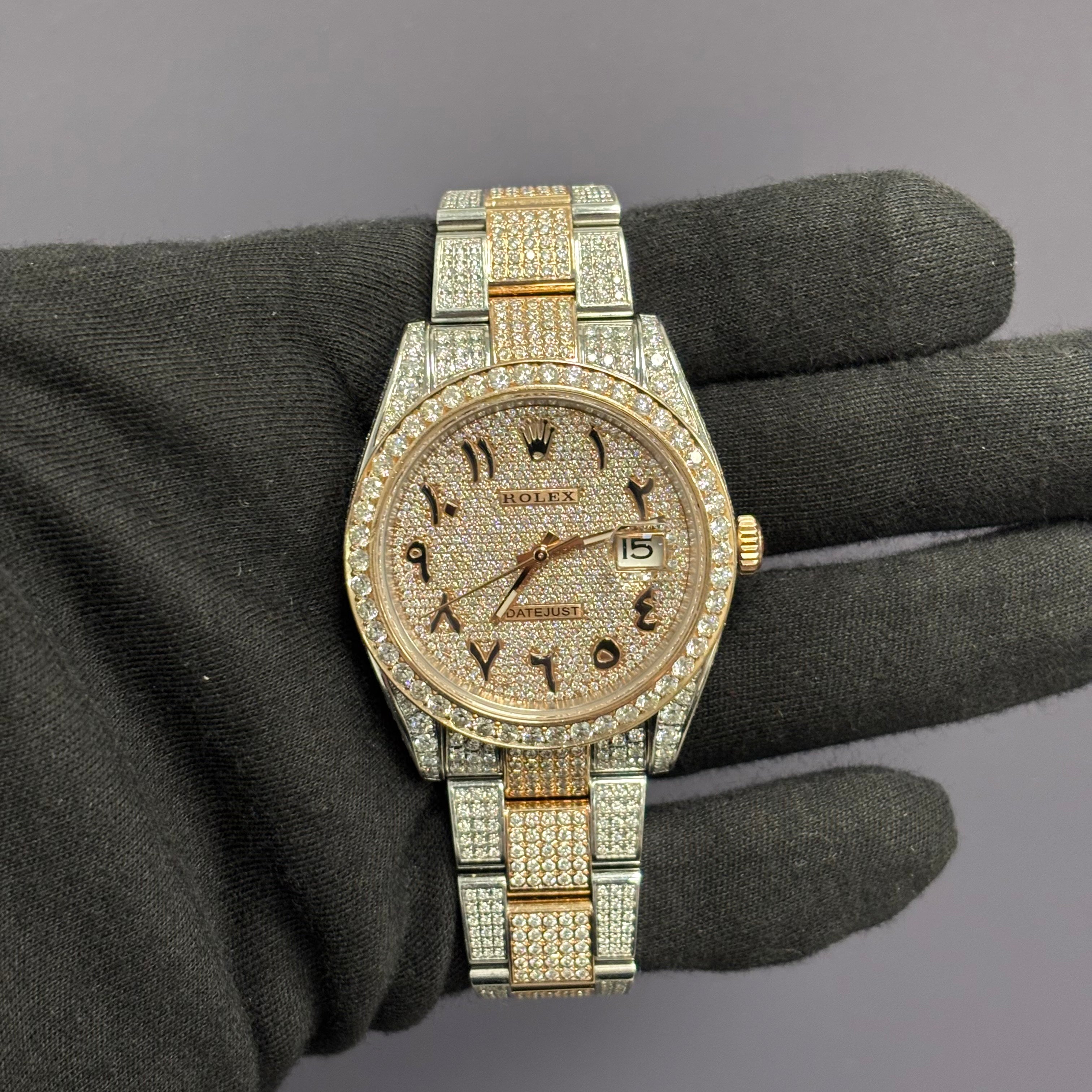 Rolex Datejust 41mm Pave Dial Watch Ref# 126331 - Happy Jewelers Fine Jewelry Lifetime Warranty