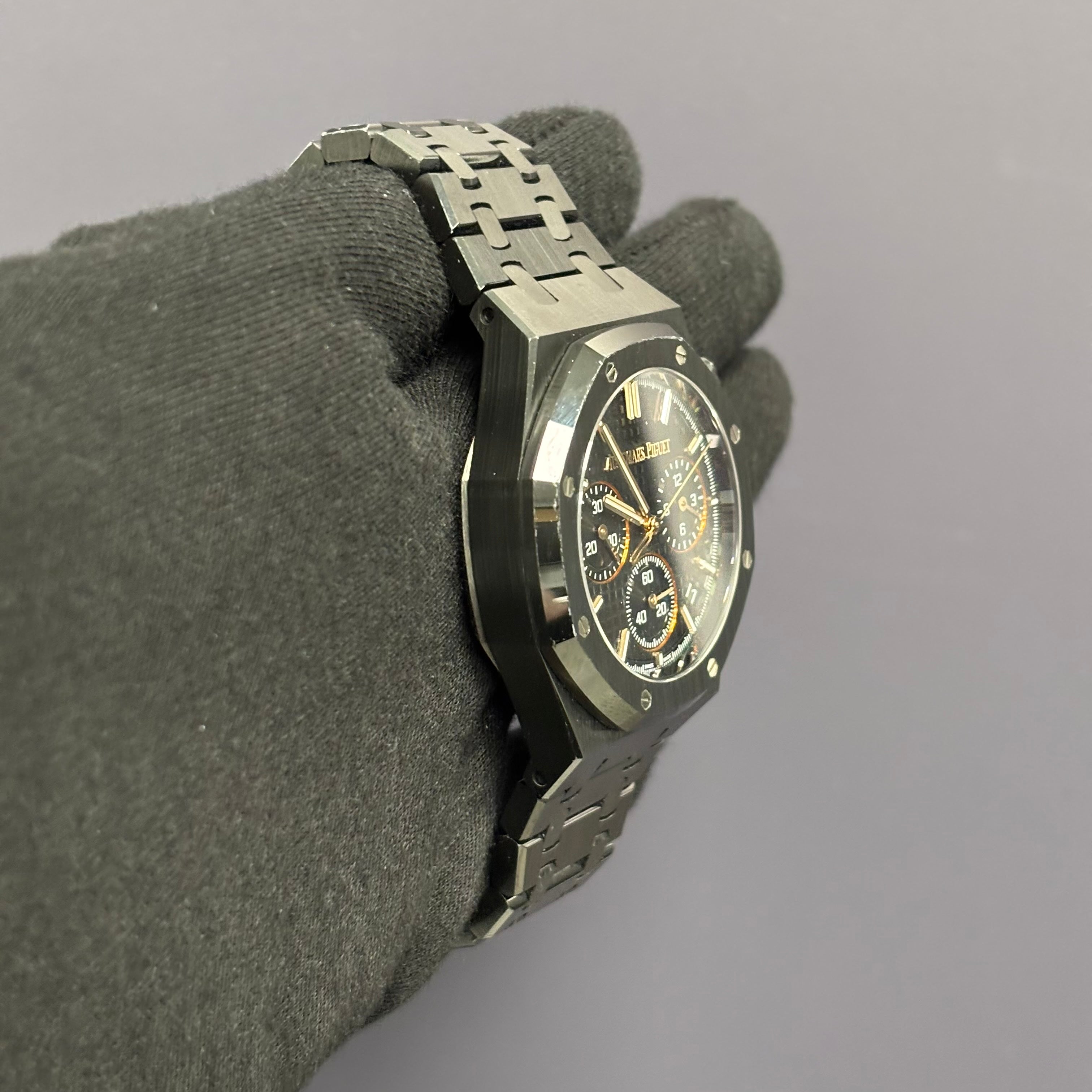 Audemars Piguet Royal Oak 41mm Black Dial Watch Ref# 26240CE.OO.1225CE.01 - Happy Jewelers Fine Jewelry Lifetime Warranty