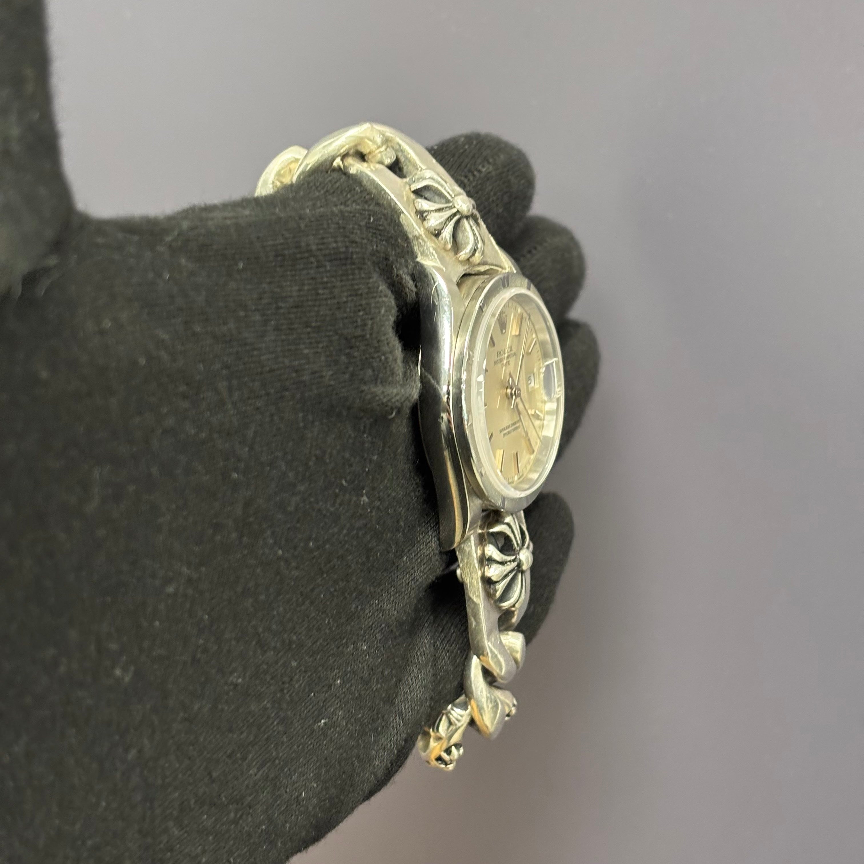 Rolex Oyster Perpetual 34mm Silver Dial Watch Ref# 15210 - Happy Jewelers Fine Jewelry Lifetime Warranty