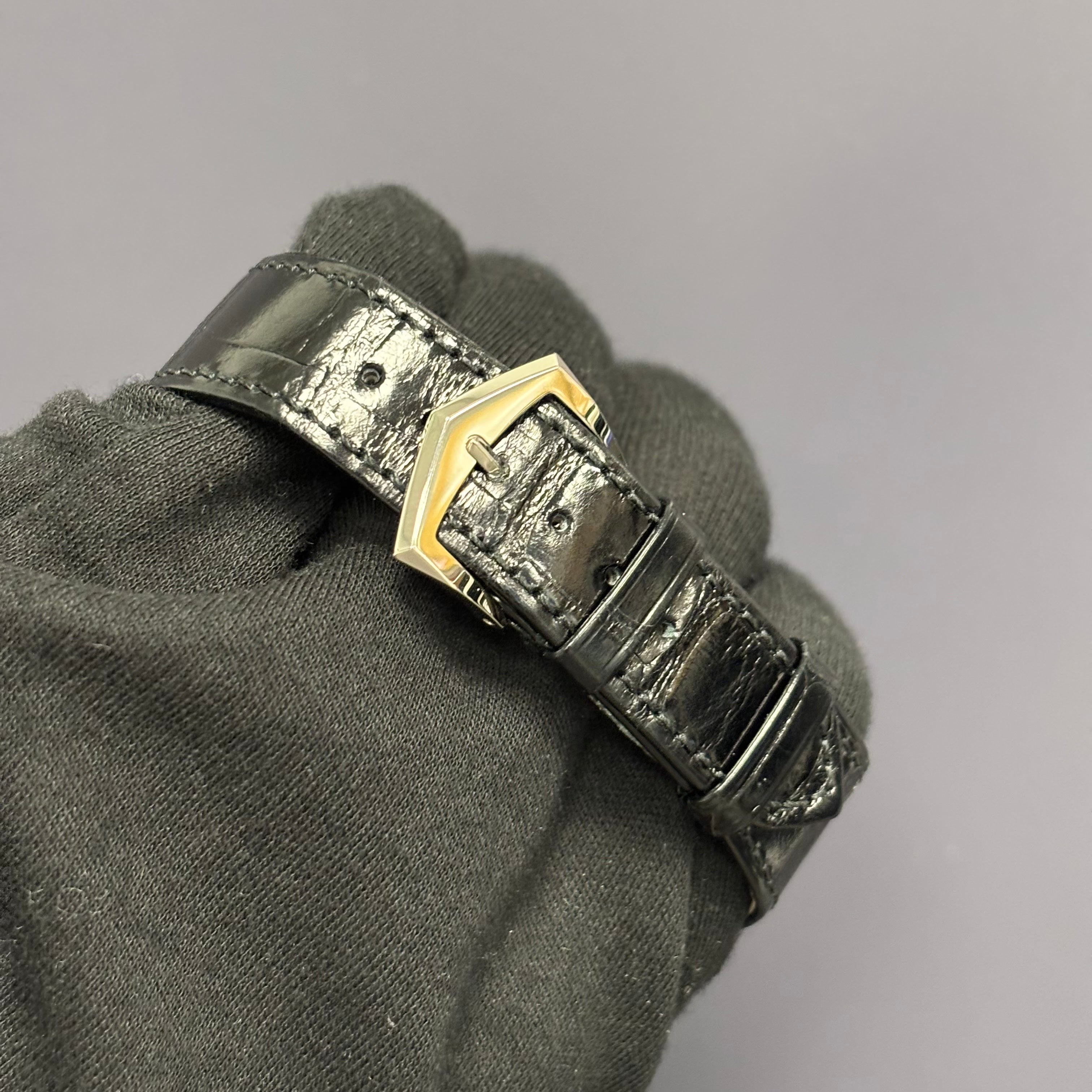 Patek Philippe Calatrava 39mm Grey Dial Watch Ref# 6119G-001 - Happy Jewelers Fine Jewelry Lifetime Warranty