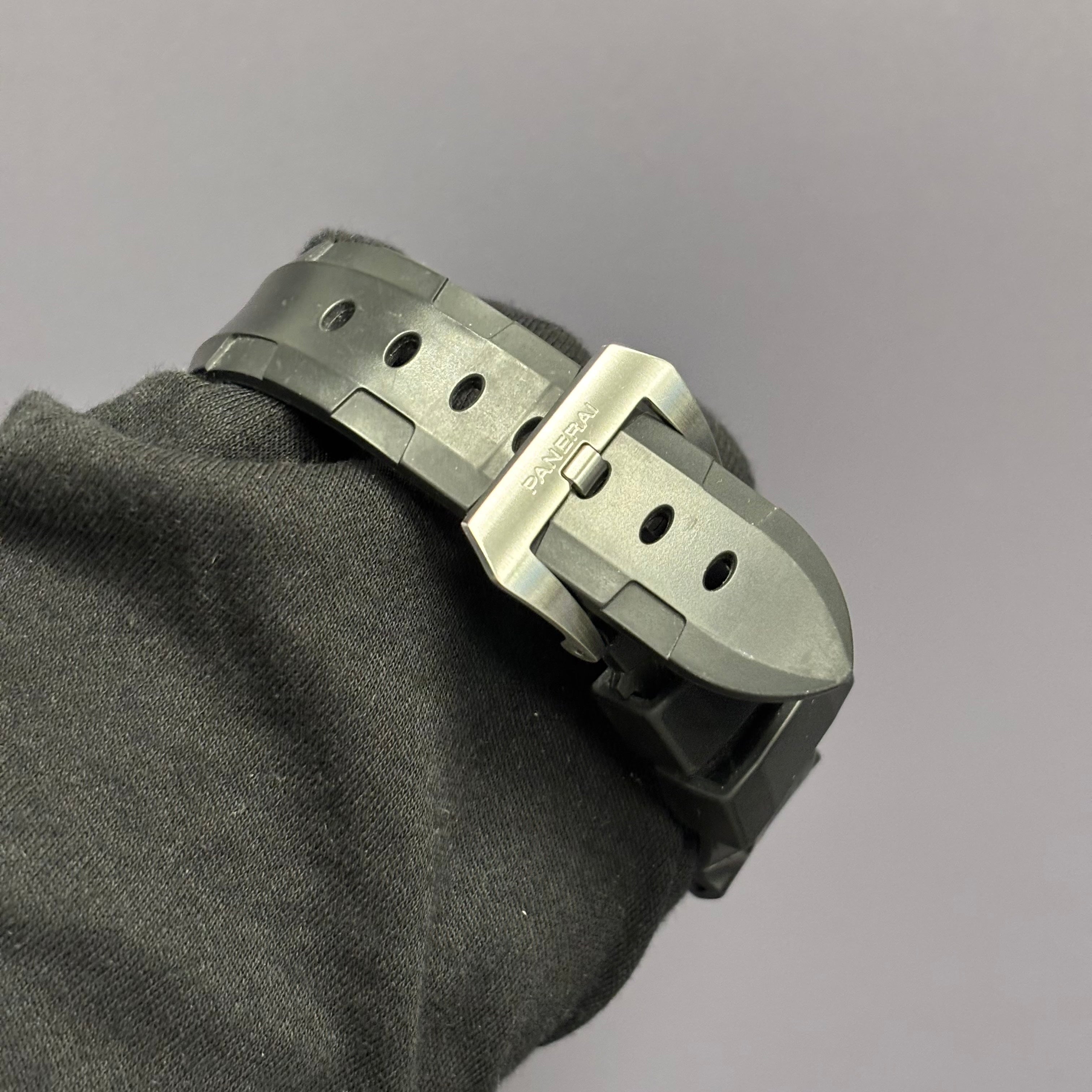 Panerai Luminor 42mm Black Dial Watch Ref# PAM00973 - Happy Jewelers Fine Jewelry Lifetime Warranty