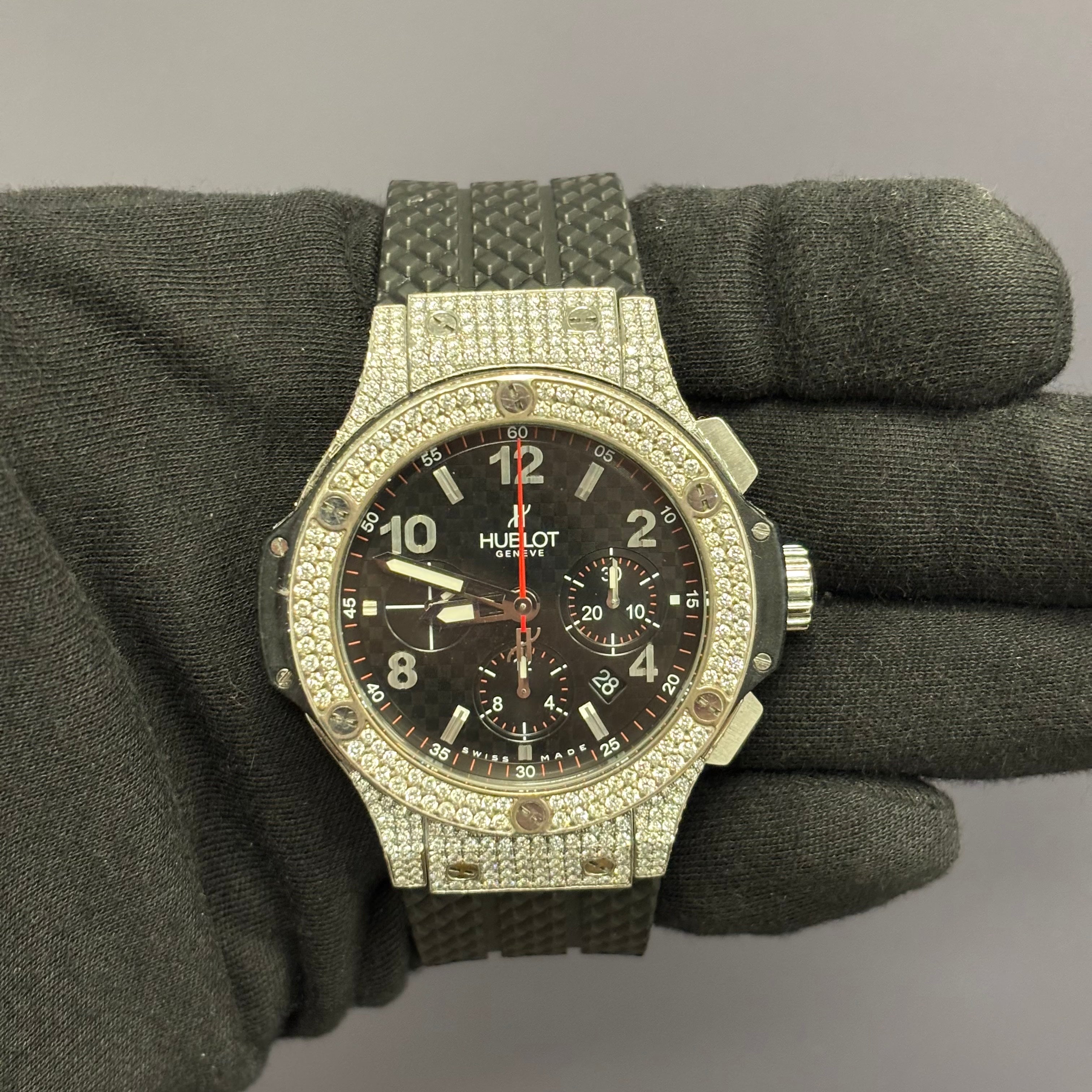 Hublot Big Bang 44mm Black Dial Watch Ref# 301.M - Happy Jewelers Fine Jewelry Lifetime Warranty