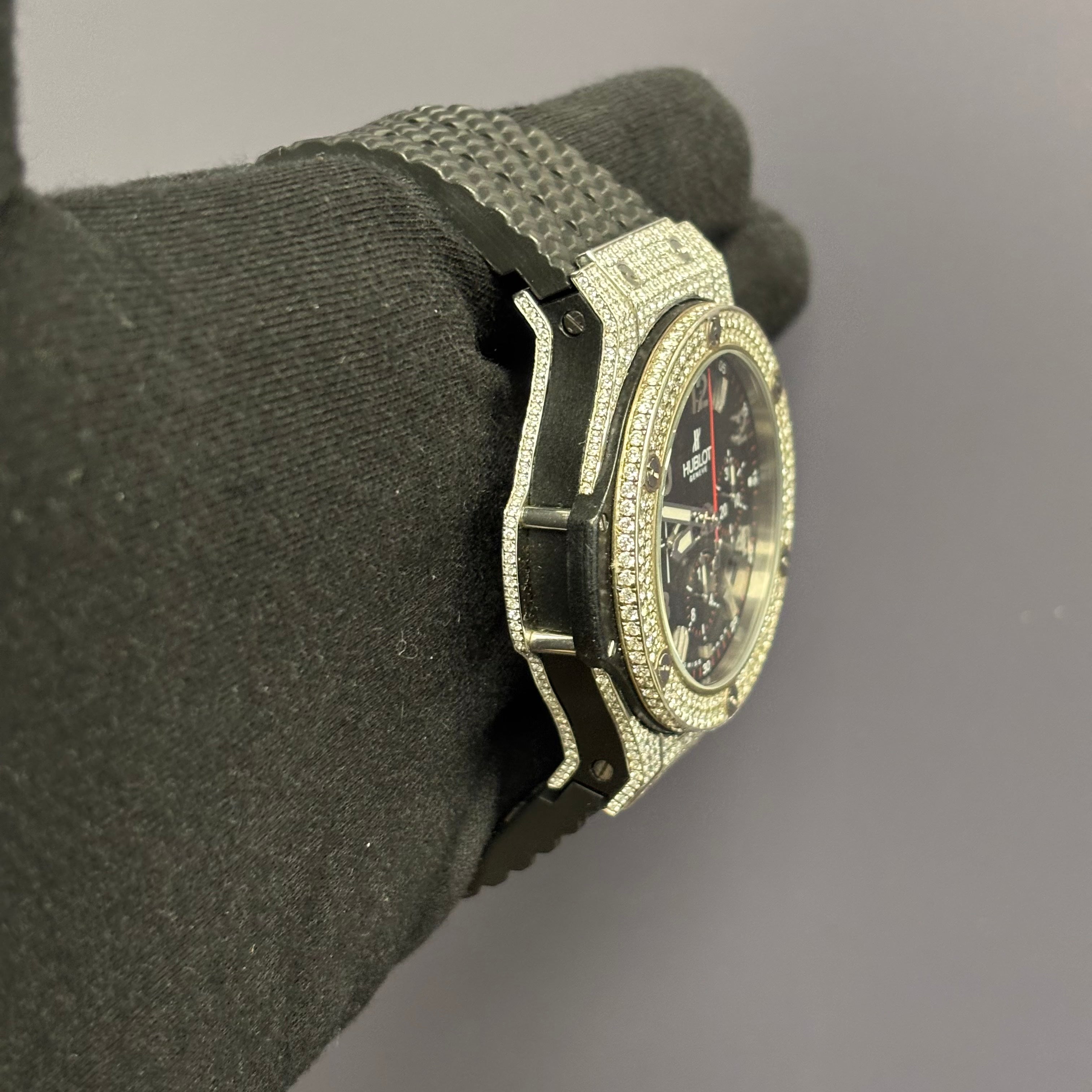 Hublot Big Bang 44mm Black Dial Watch Ref# 301.M - Happy Jewelers Fine Jewelry Lifetime Warranty