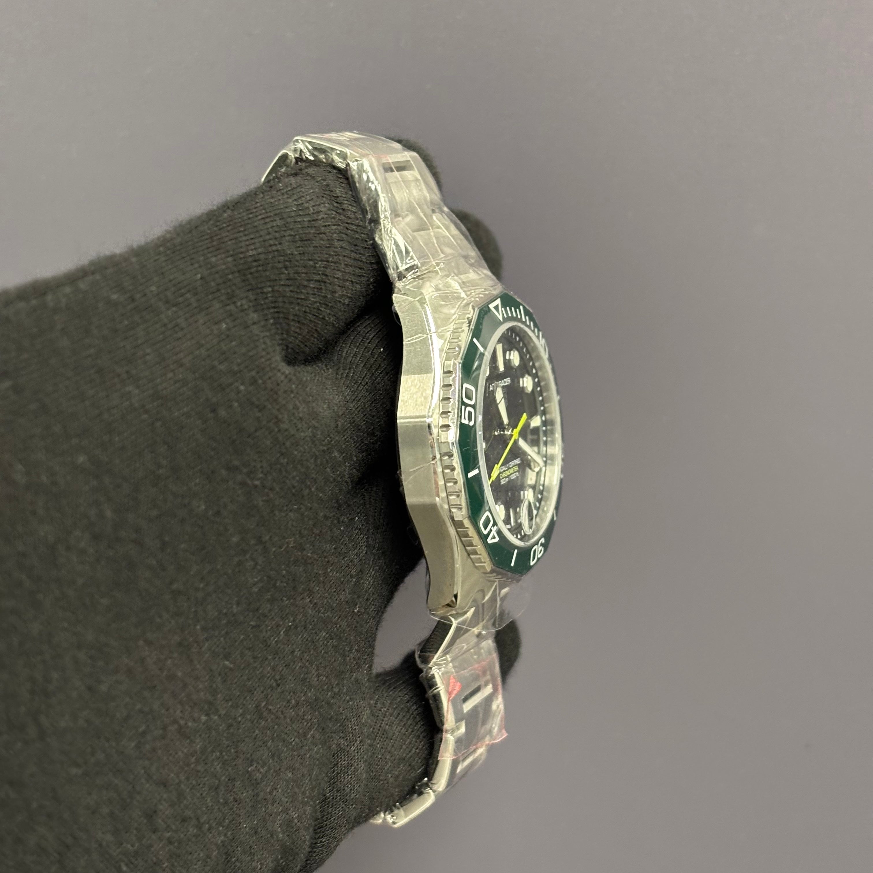 Tag Heuer Aquaracer 42mm Green Dial Watch Ref# WBP5116 - Happy Jewelers Fine Jewelry Lifetime Warranty