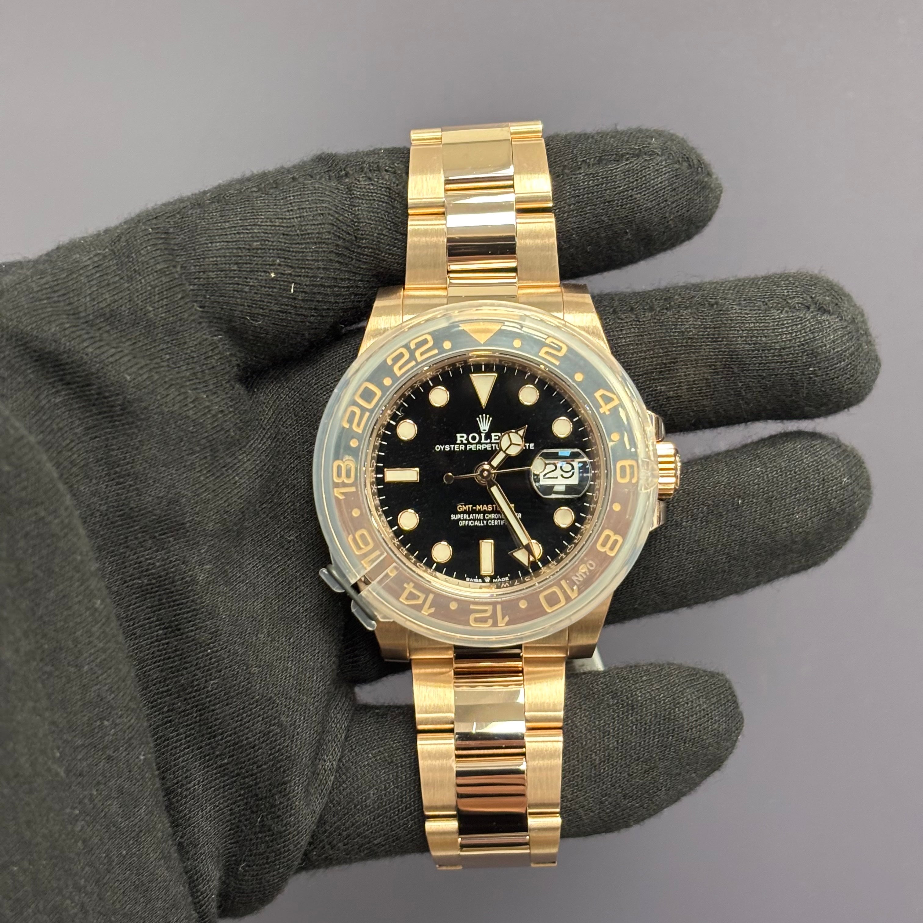 Rolex GMT-Master II 40mm Black Dial Watch Ref# 126715CHNR - Happy Jewelers Fine Jewelry Lifetime Warranty