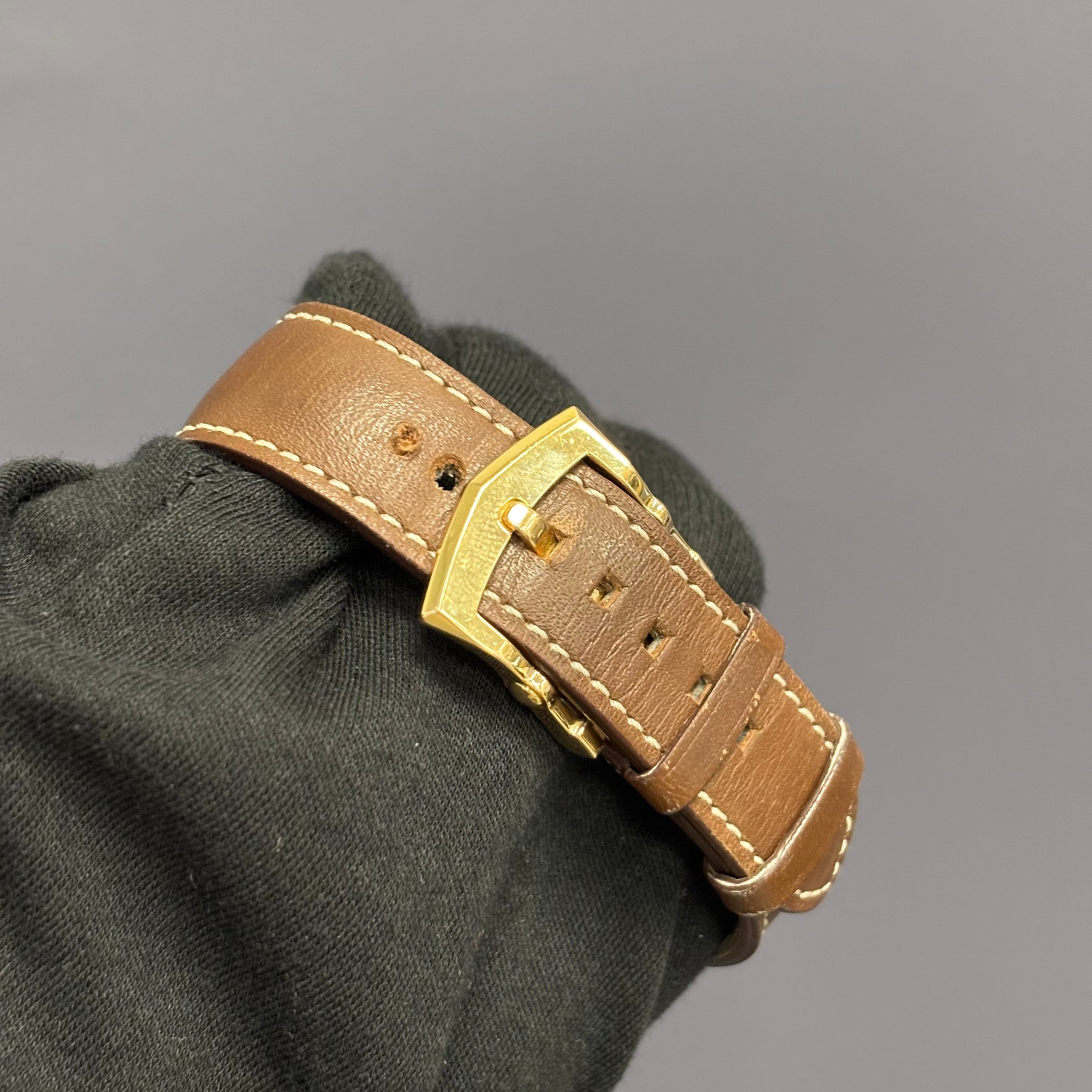 Patek Philippe Calatrava 42mm Brown Dial Watch Ref# 5524R-001 - Happy Jewelers Fine Jewelry Lifetime Warranty