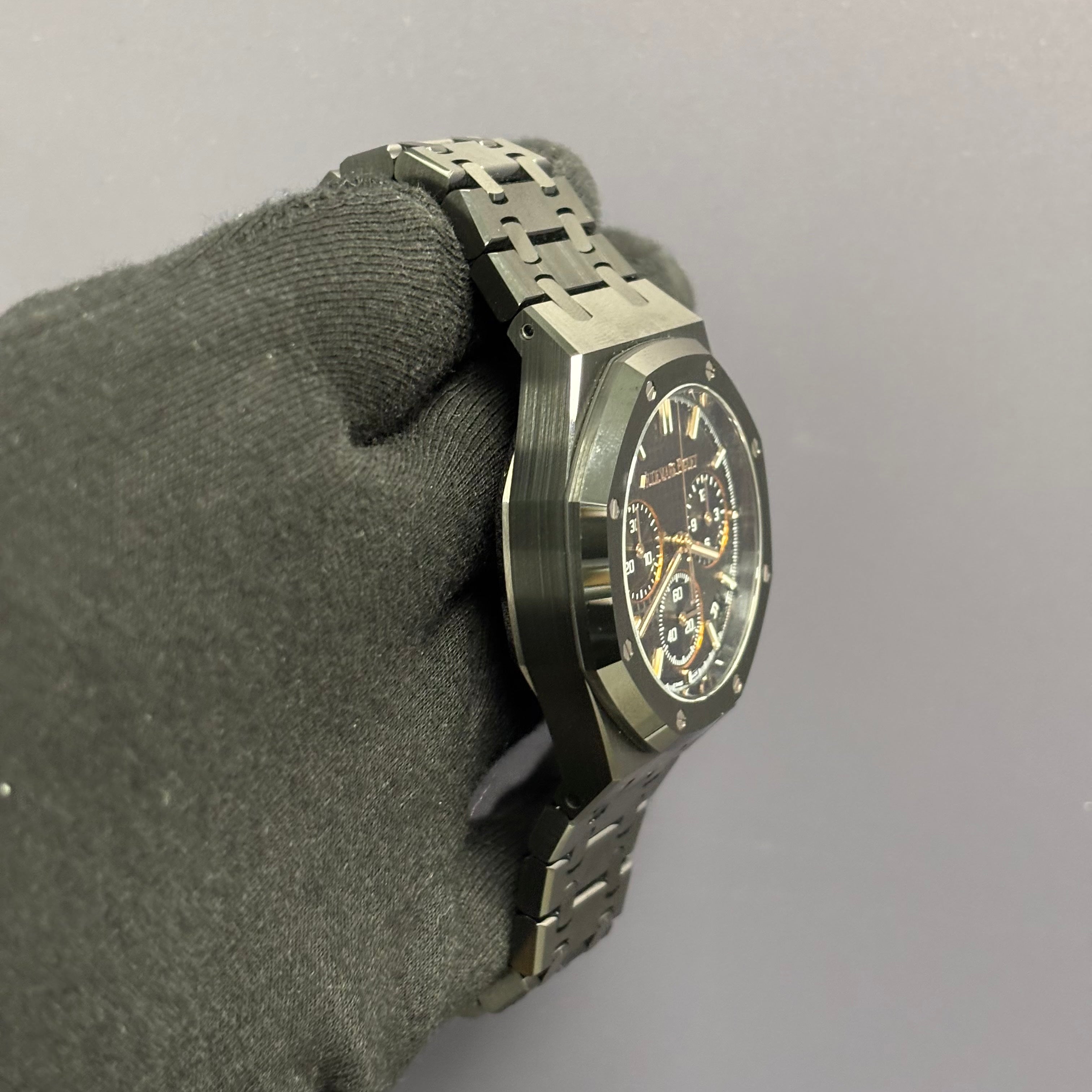 Audemars Piguet Royal Oak 41mm Black Dial Watch Ref# 26240CE.OO.1225CE.02 - Happy Jewelers Fine Jewelry Lifetime Warranty