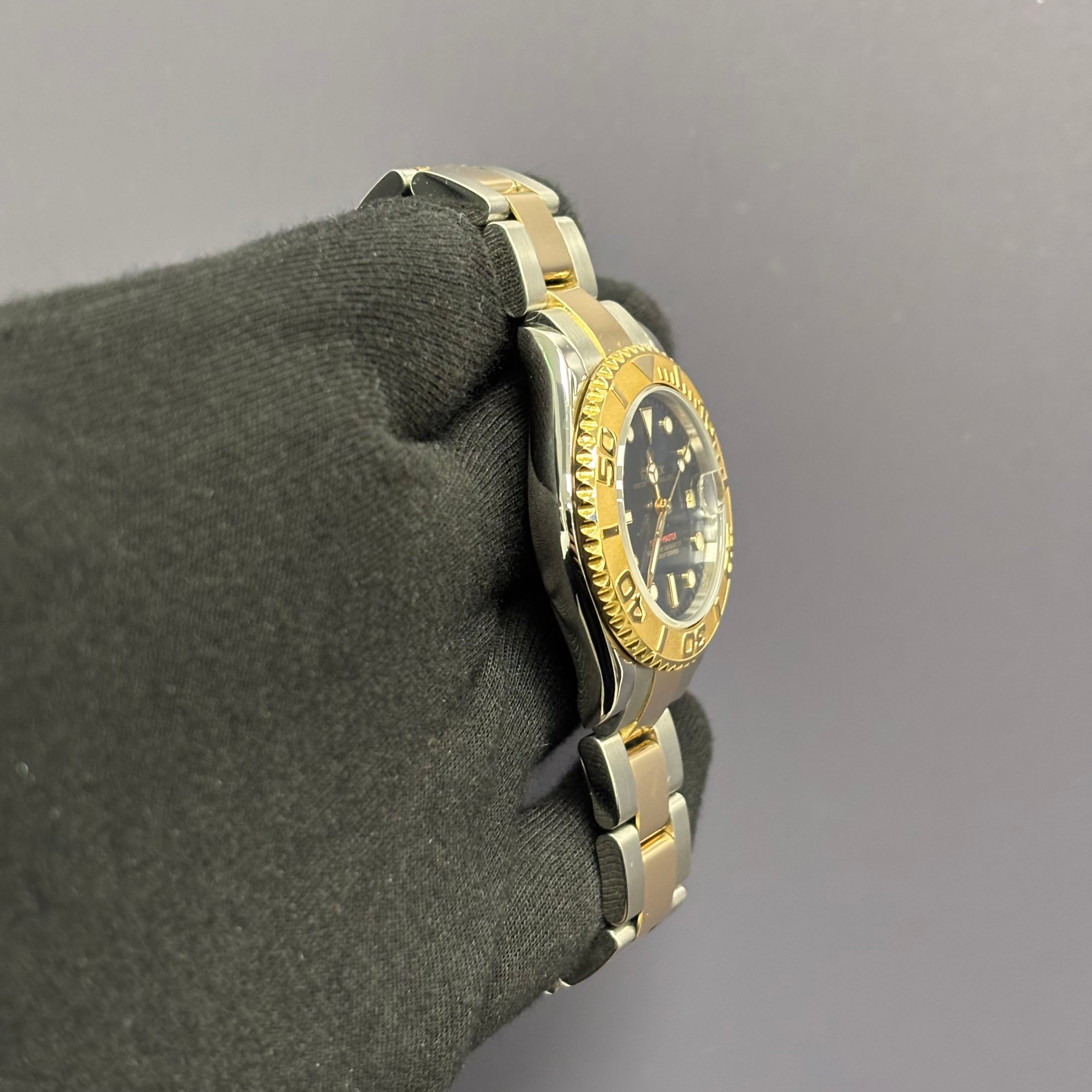 Rolex Yacht-Master 35mm Blue Dial Watch Ref# 68623 - Happy Jewelers Fine Jewelry Lifetime Warranty