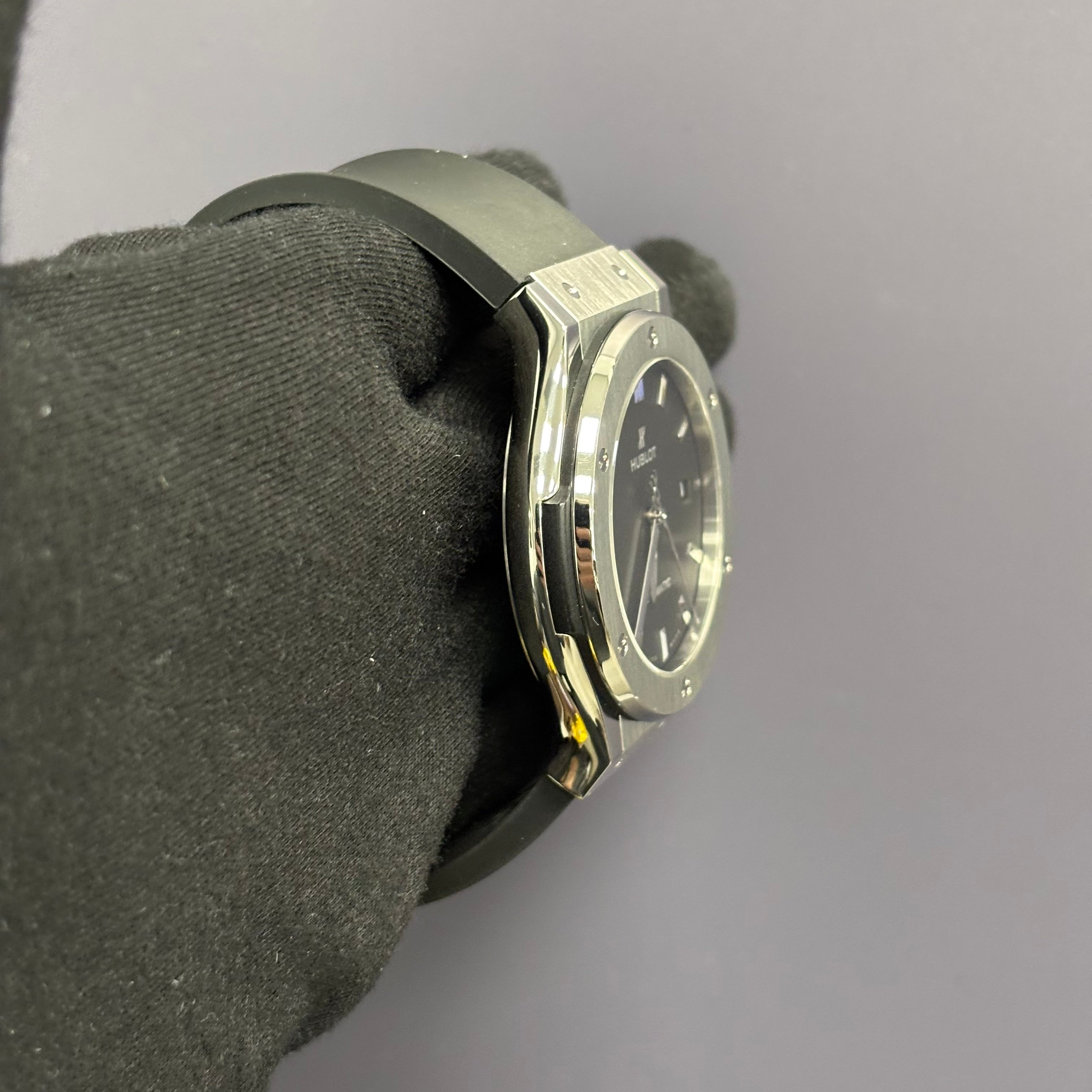 Hublot Classic Fusion 45mm Black Dial Watch Ref# 511.NX.1171.RX - Happy Jewelers Fine Jewelry Lifetime Warranty