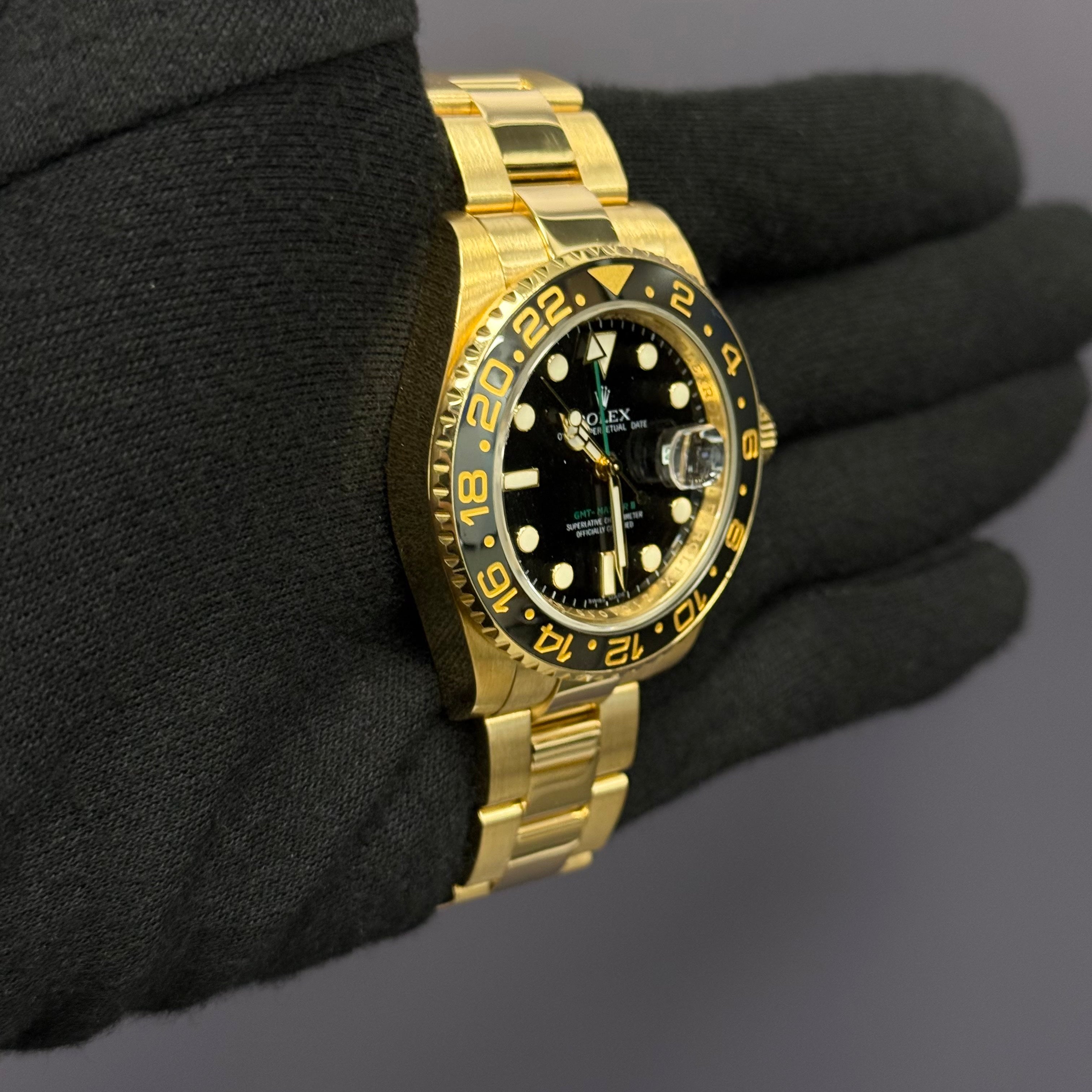 Rolex GMT-Master II 40mm Black Dial Watch Ref# 116718LN - Happy Jewelers Fine Jewelry Lifetime Warranty