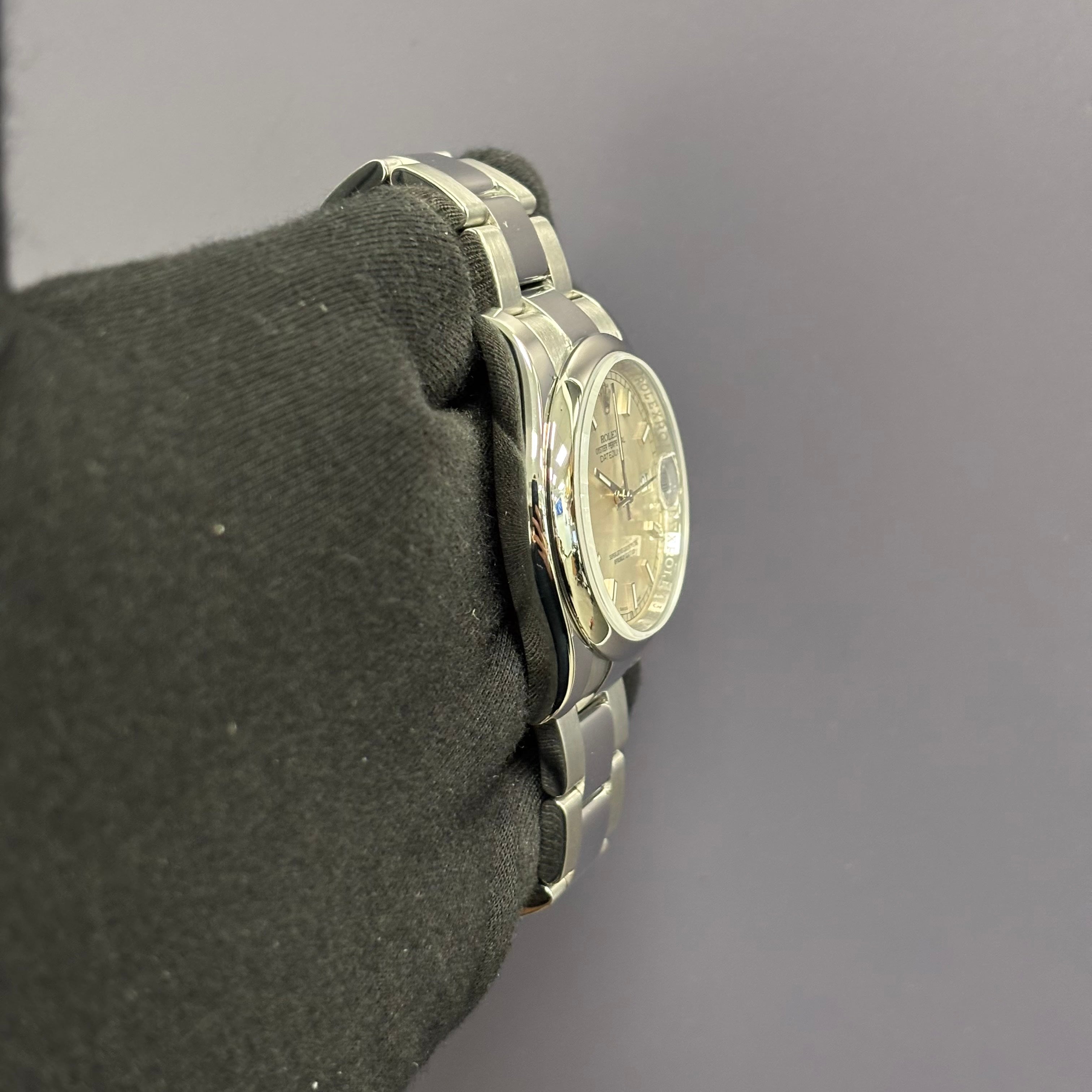 Rolex Datejust 36mm Silver Dial Watch Ref# 116200 - Happy Jewelers Fine Jewelry Lifetime Warranty